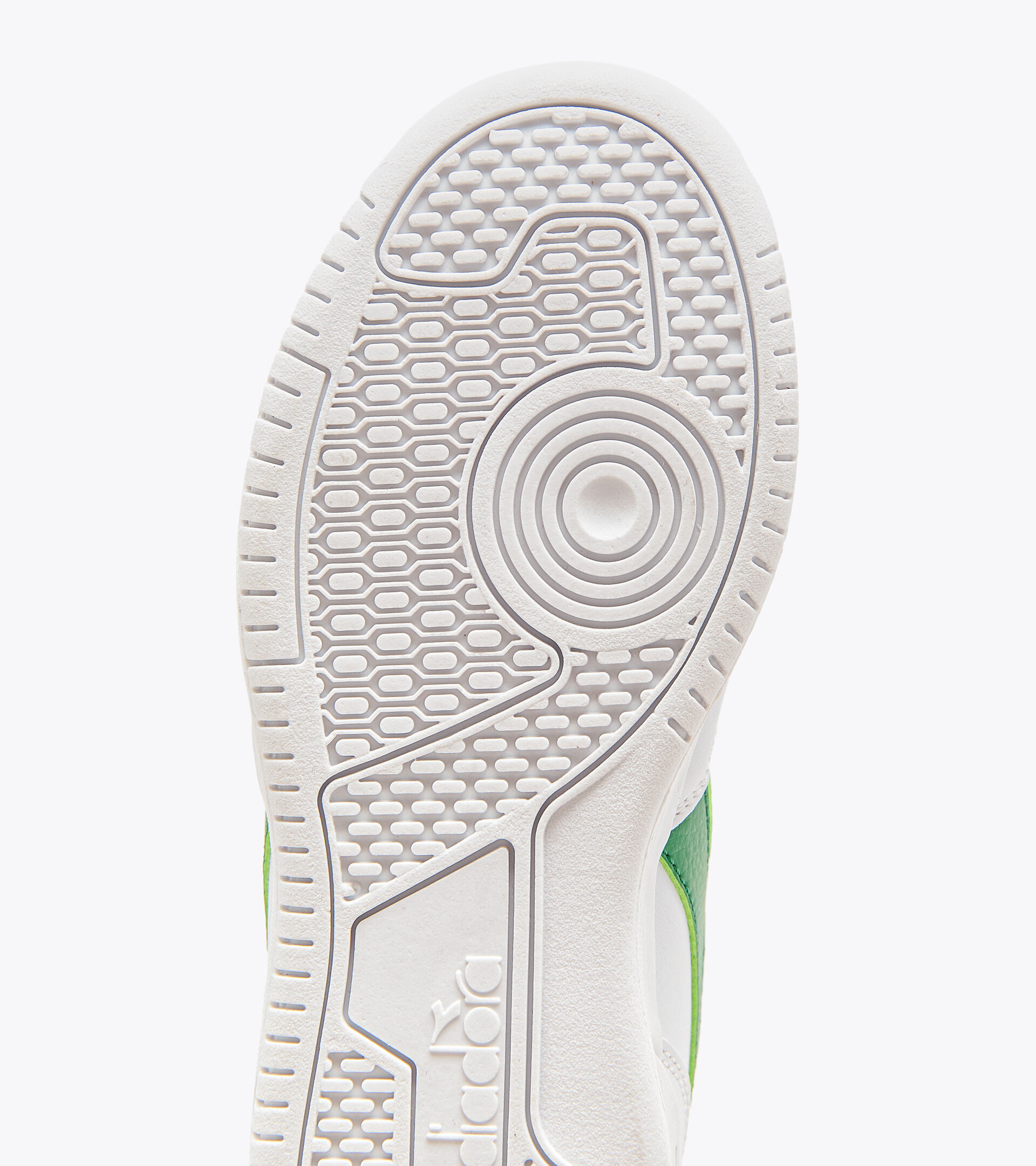 Sports shoes - Kids 4-8 years RAPTOR LOW PS WHITE/JOLLY GREEN - Diadora
