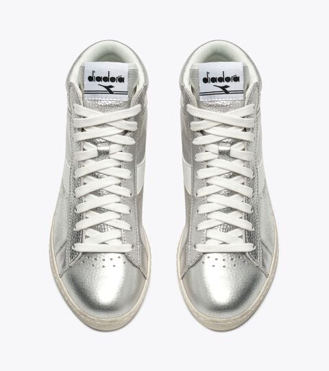 Retro-tennis sneaker - Women&rsquo;s GAME HIGH AURA WN SILVER - Diadora