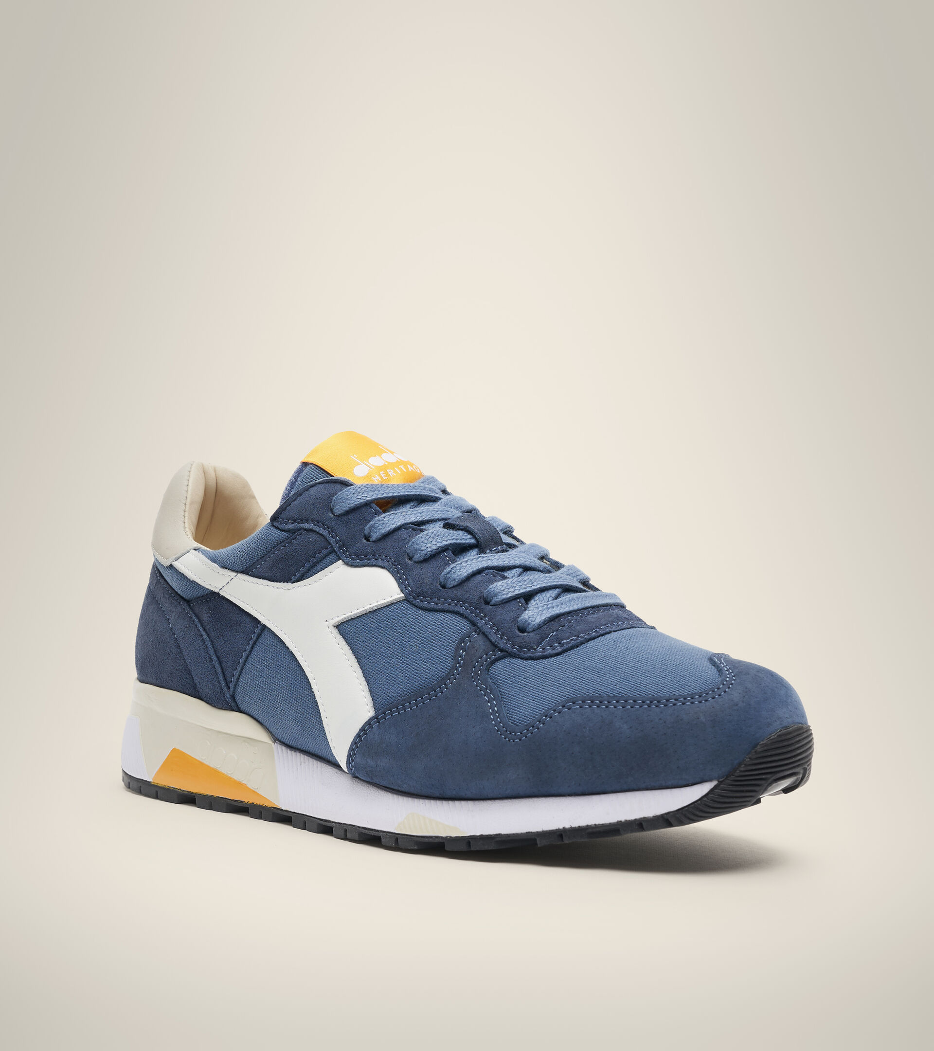 Heritage shoe - Men TRIDENT 90 C SW REAL TEAL/INSIGNIA BLUE - Diadora