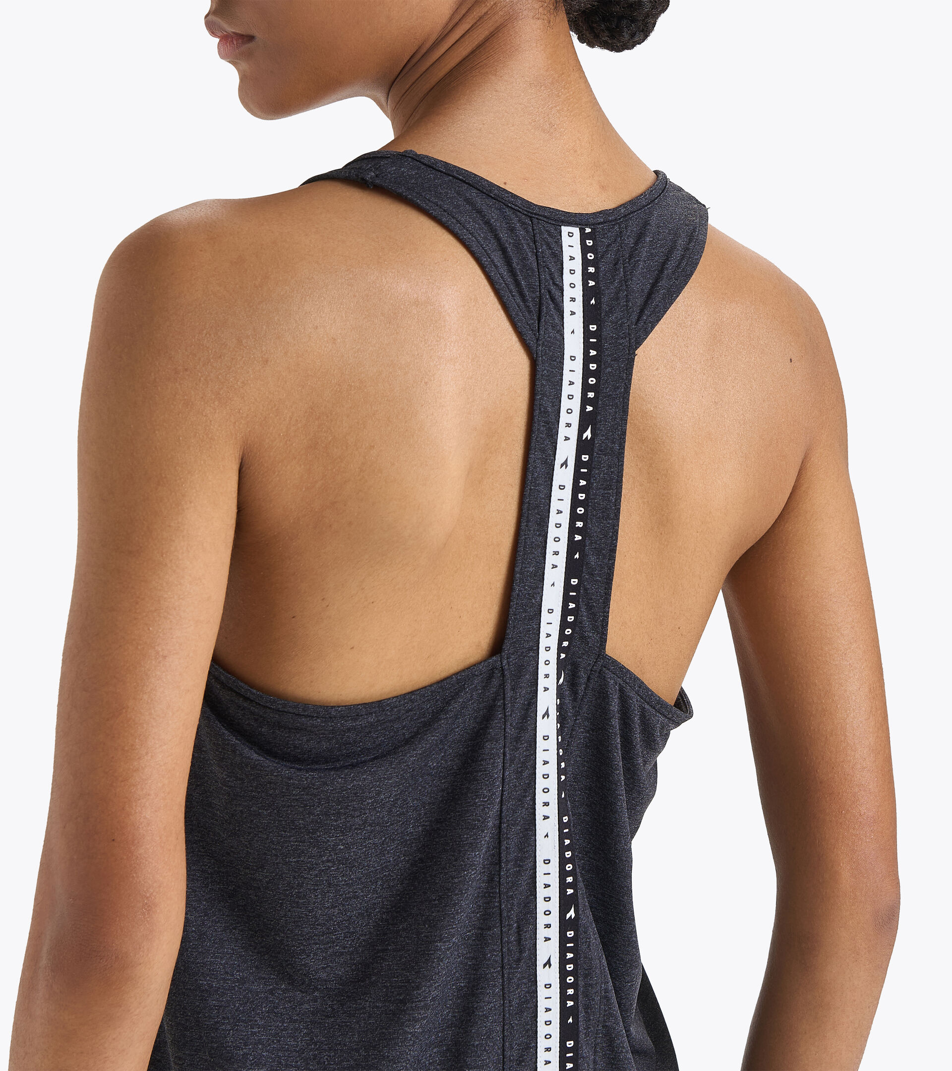 Running tank top - Women L. TANK BE ONE NEGRO - Diadora