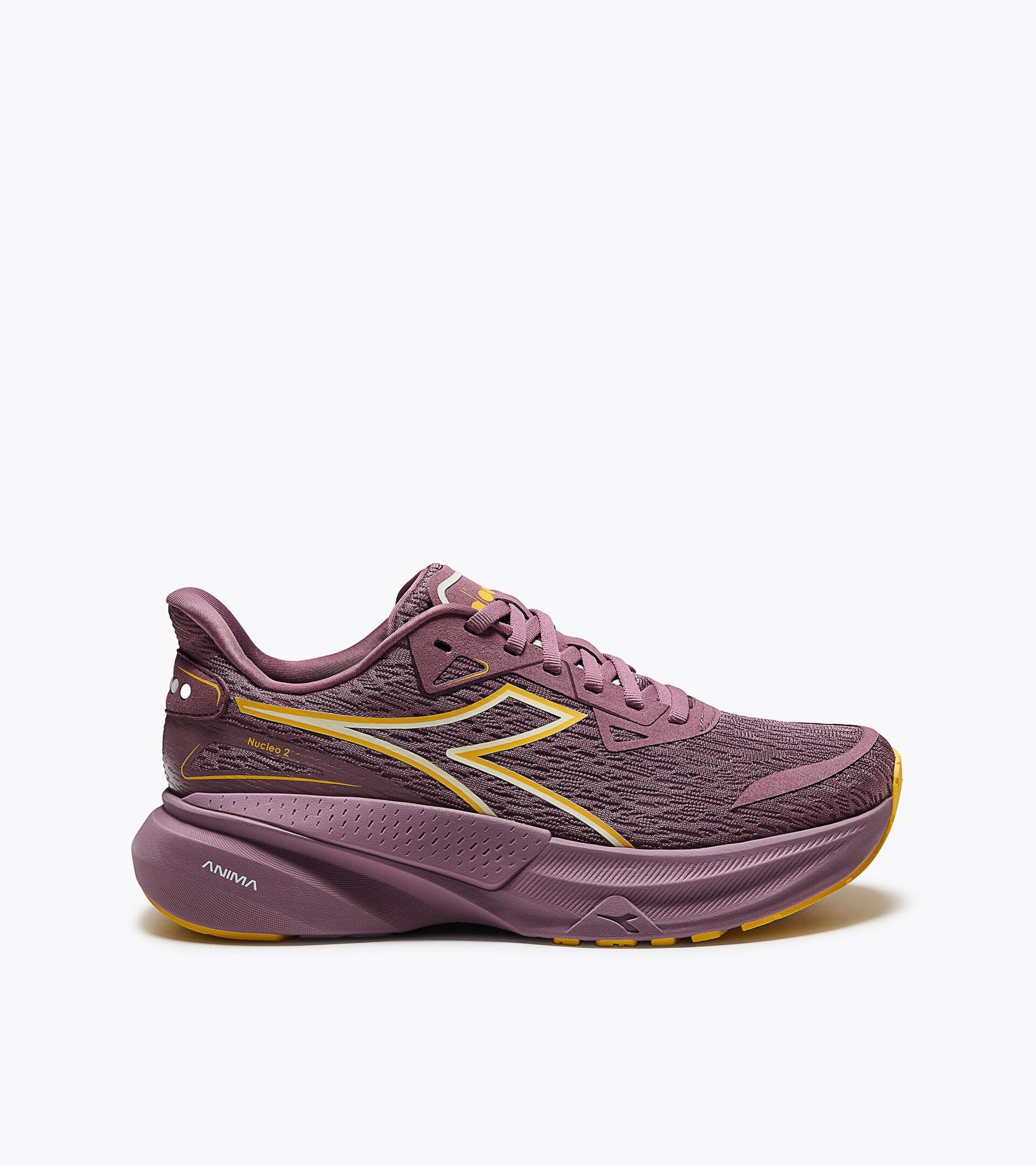 Running shoe - Comfort and stability - Women&rsquo;s NUCLEO 2 W WISTFUL MAUVE /DAFFODIL - Diadora