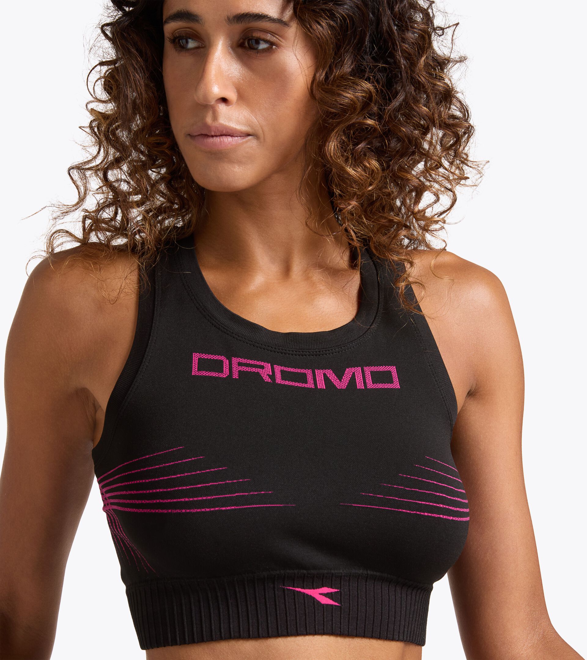 Dromo X Diadora: running Made in Italy L. TOP STRATOUNO DROMO NEGRO - Diadora