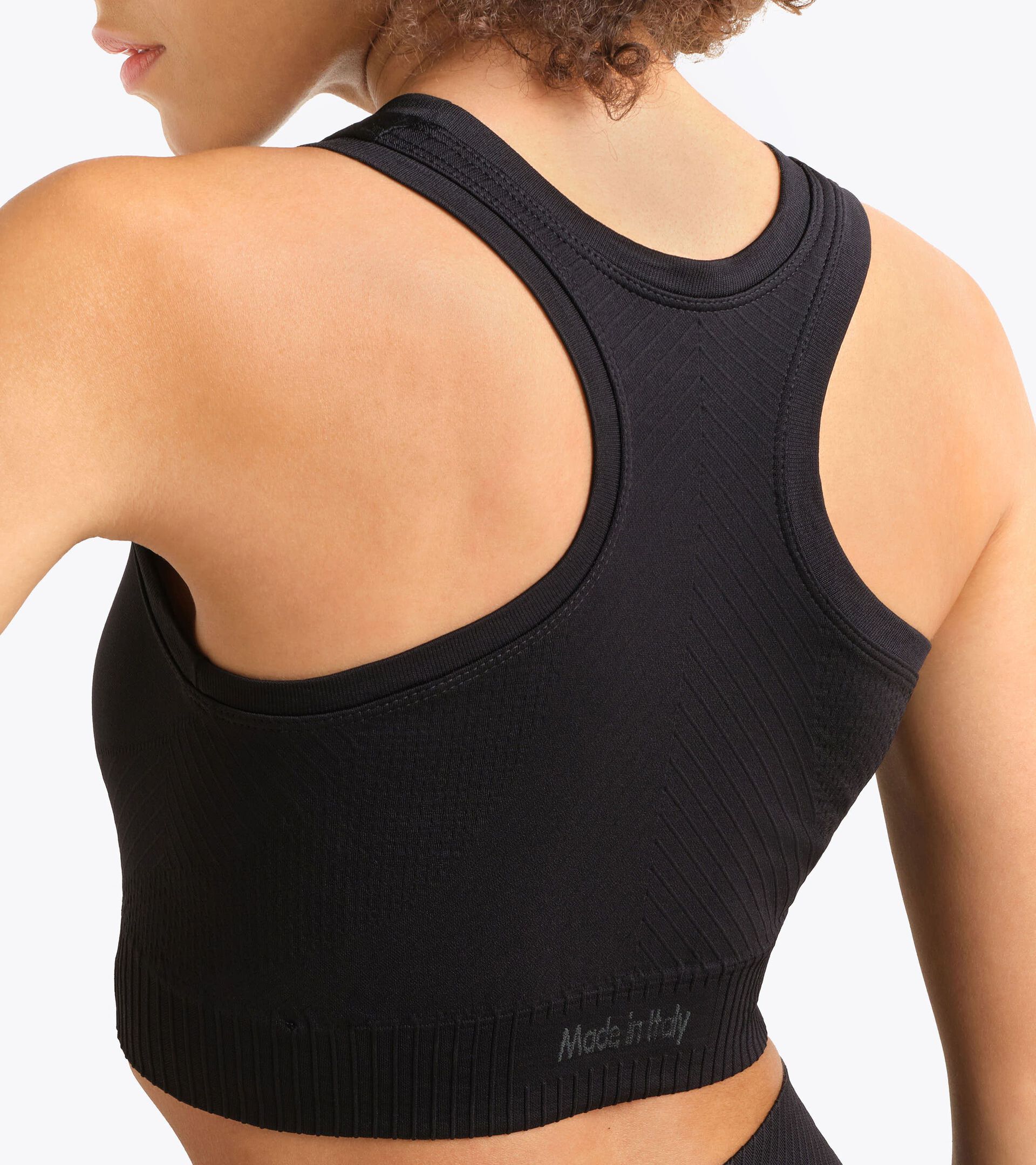 Technical top for temperature control -  Running - Men&rsquo;s L. TOP STRATOUNO BLACK - Diadora