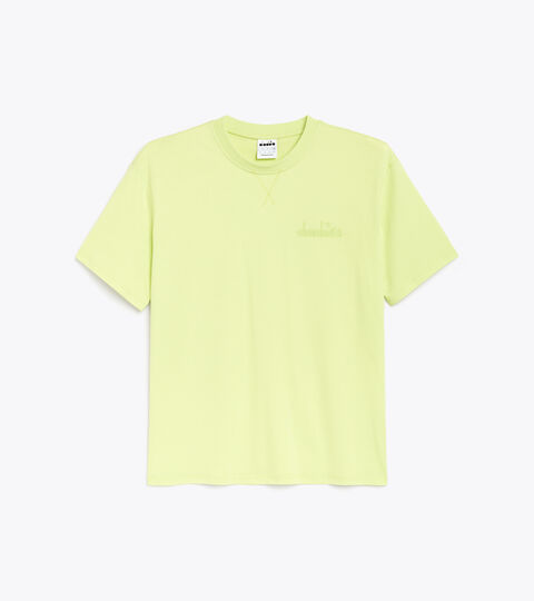 T-SHIRT SS SPW LOGO, DARK LIME GREEN Cotton t-shirt - Gender neutral T-SHIRT SS SPW LOGO DARK LIME GREEN - Diadora