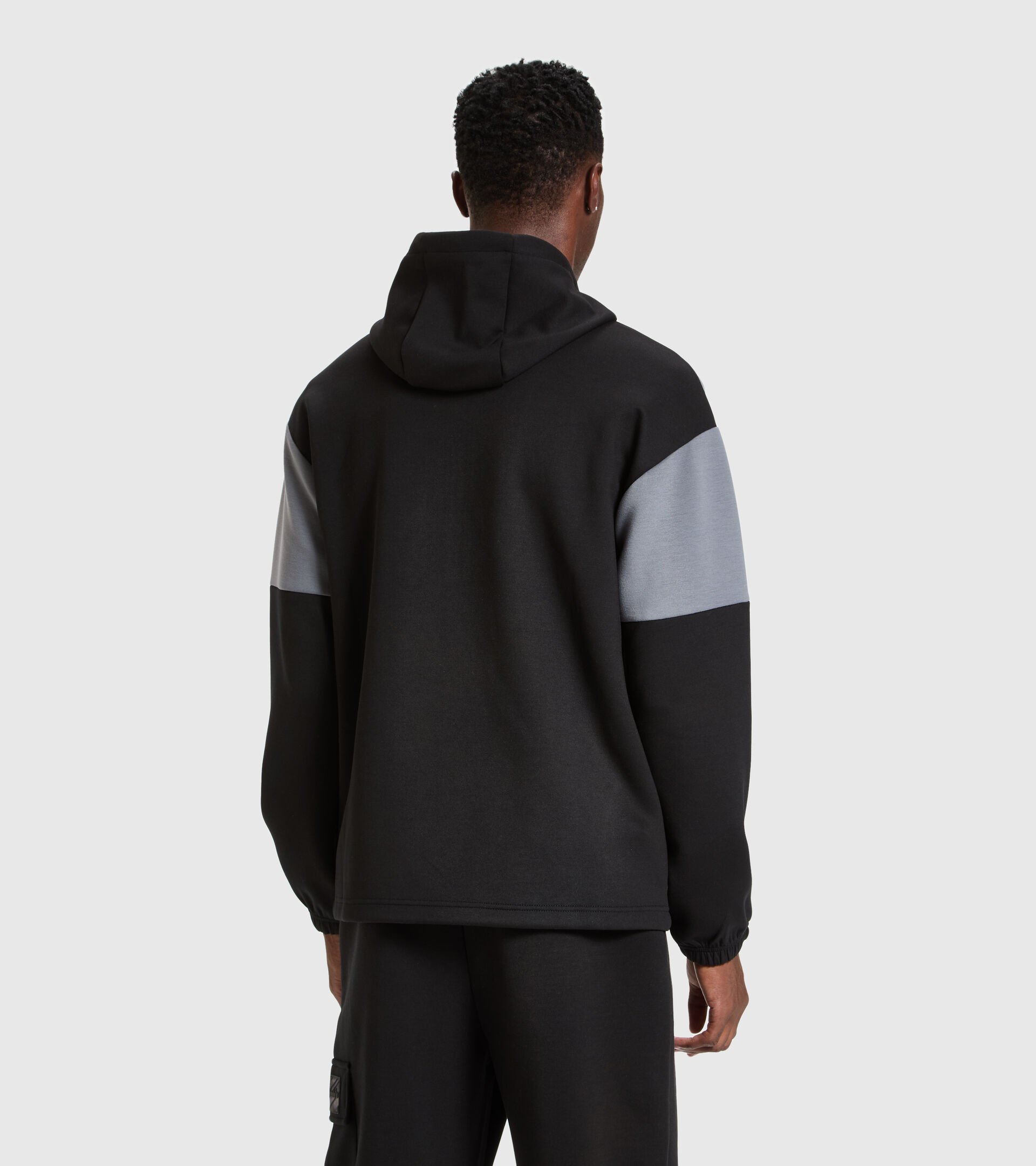 Hooded sweatshirt - Men HOODIE URBANITY BLACK - Diadora