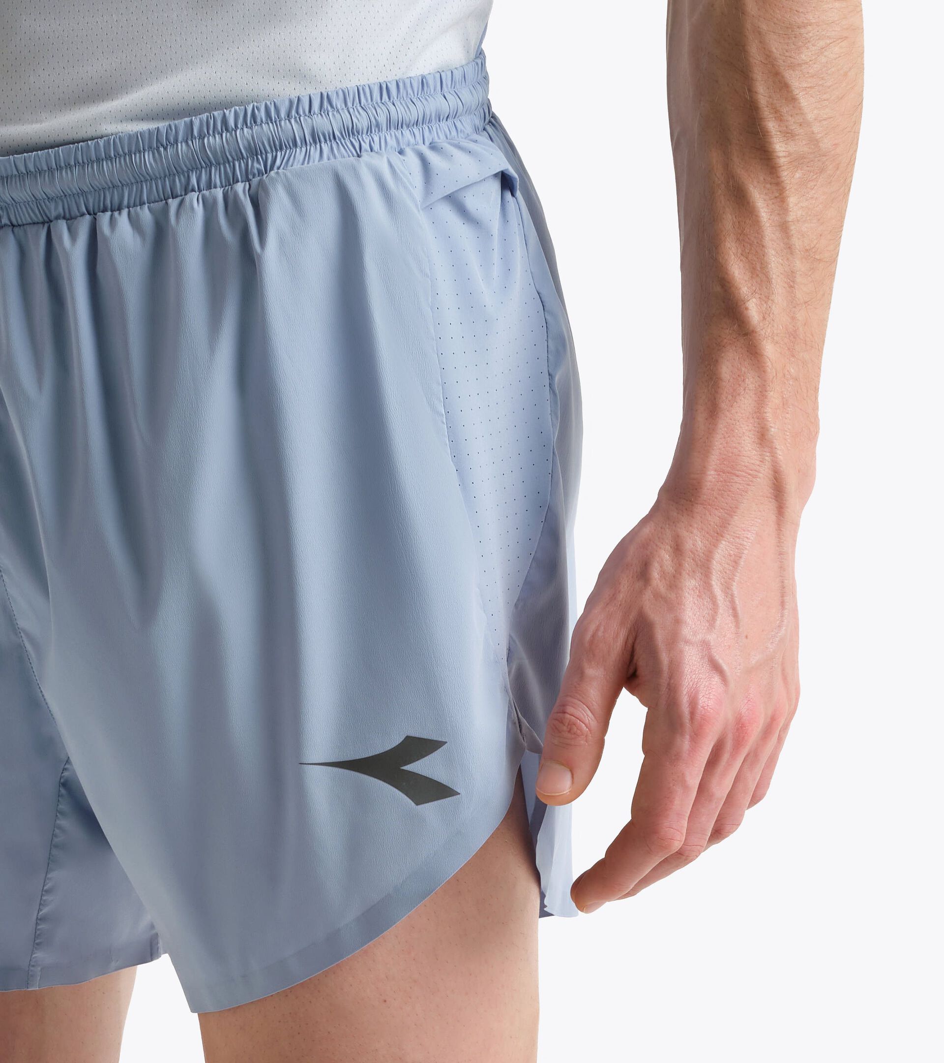 Pantalones cortos 5&rsquo;&rsquo; FIBRAZERO  - Running - Hombre SHORTS 5 SUPER LIGHT FIBRAZERO CIELO INFINITO - Diadora