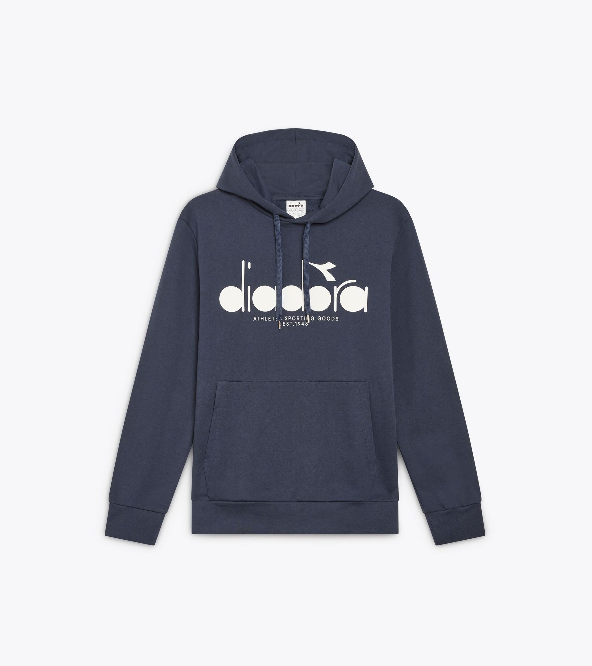 Color block hoodie - All-Gender HOODIE LOGO BLUE DENIM - Diadora