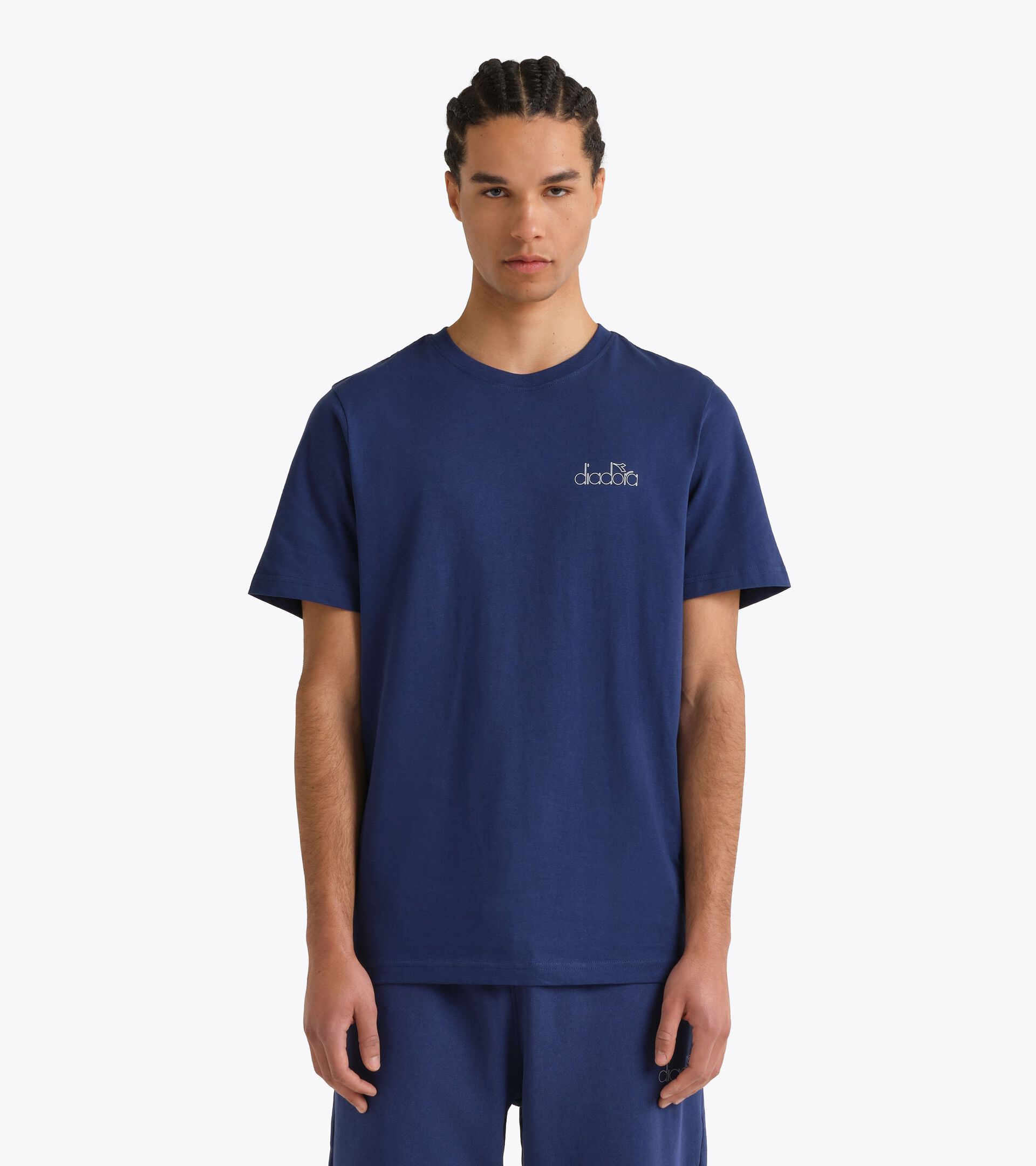 Logo T-shirt - Men&rsquo;s
 T-SHIRT SS LOGO EXC. I NAVY PEONY - Diadora