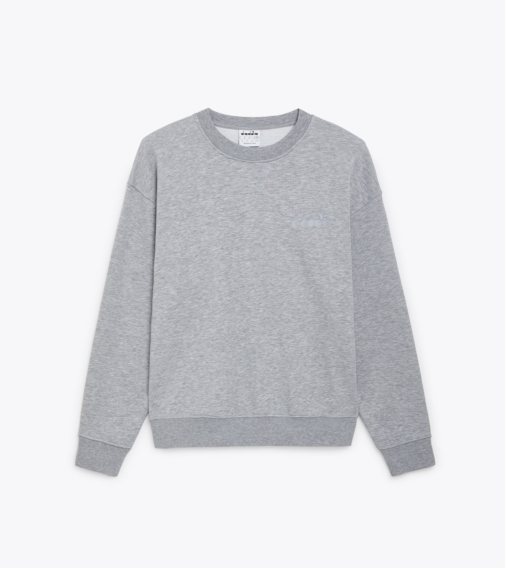 Sweat-shirt ras de cou - Gender Neutral SWEATSHIRT CREW ATHL. LOGO GRATTE CIEL MELANGE - Diadora