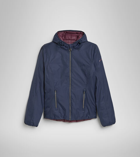 Wattierte Wendejacke - Damen L. HOODIE INSULATED JACKET PIJACKE/WEINBERG WEIN - Diadora