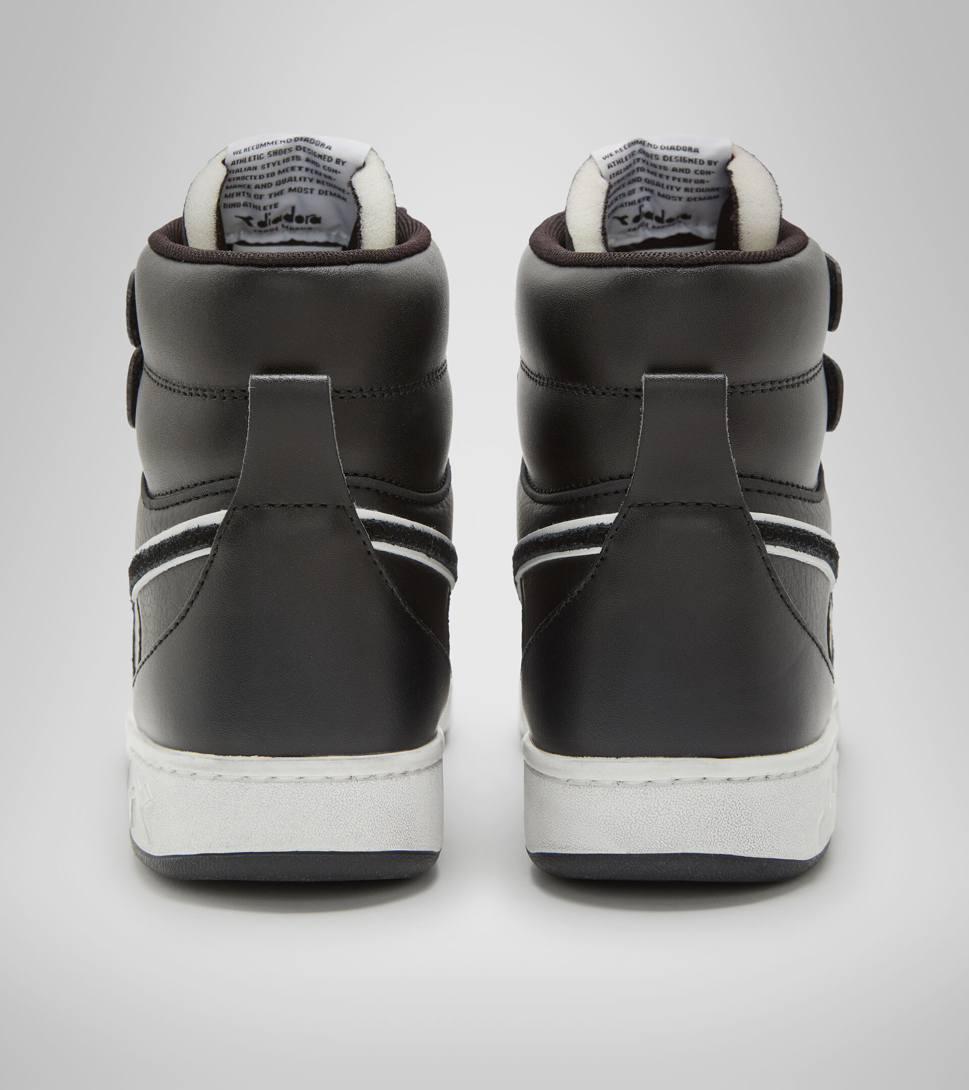 Chaussures de sport - Unisexe MAGIC BASKET MID ICONA LEATHER NOIR/NOIR - Diadora