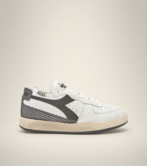 Zapatillas Heritage - Mujer MI BASKET ROW CUT AGE OF BEAUTY WN BIANCO/ARGENTO/NERO - Diadora