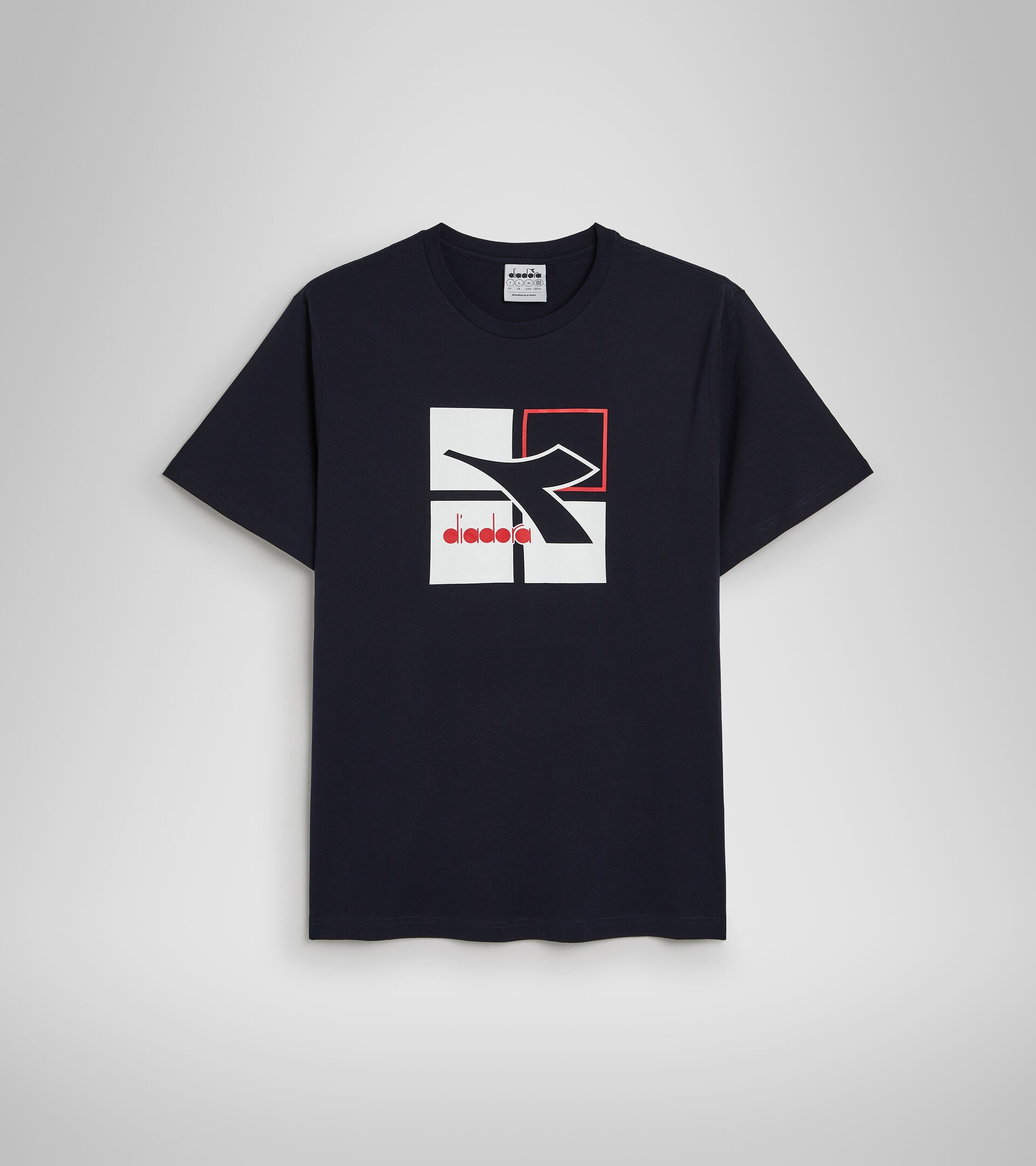 Cotton T-shirt - Men T-SHIRT SS FRAME CLASSIC NAVY - Diadora