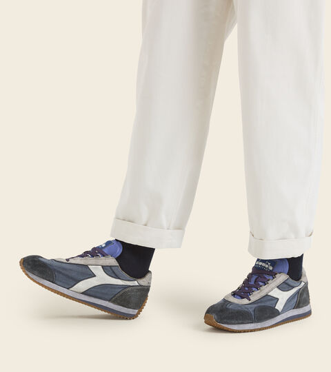 EQUIPE H DIRTY STONE WASH EVO, VIOLET STORM Heritage shoe - Unisex EQUIPE H DIRTY STONE WASH EVO VIOLET STORM - Diadora