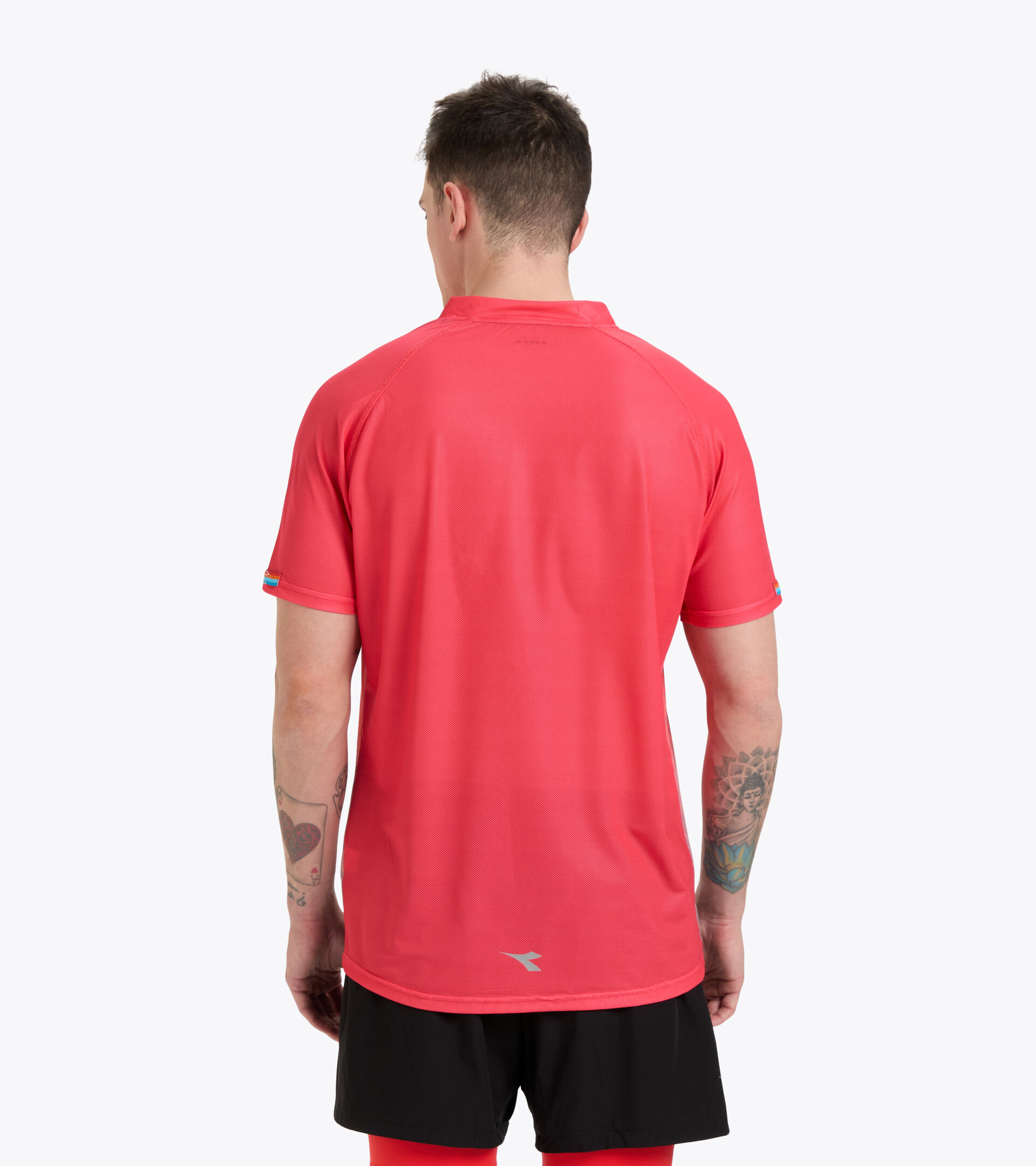Super-light running T-shirt - Men SUPER LIGHT SS T-SHIRT BE ONE FIERY MURRINA - Diadora