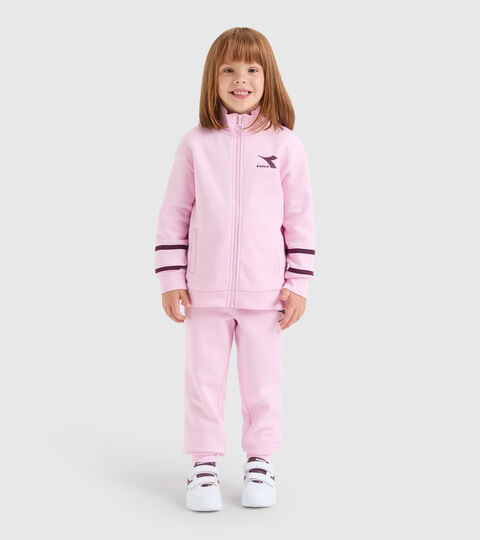 Sports tracksuit - Kids JU.TRACKSUIT FZ CHROMIA PINK LADY - Diadora