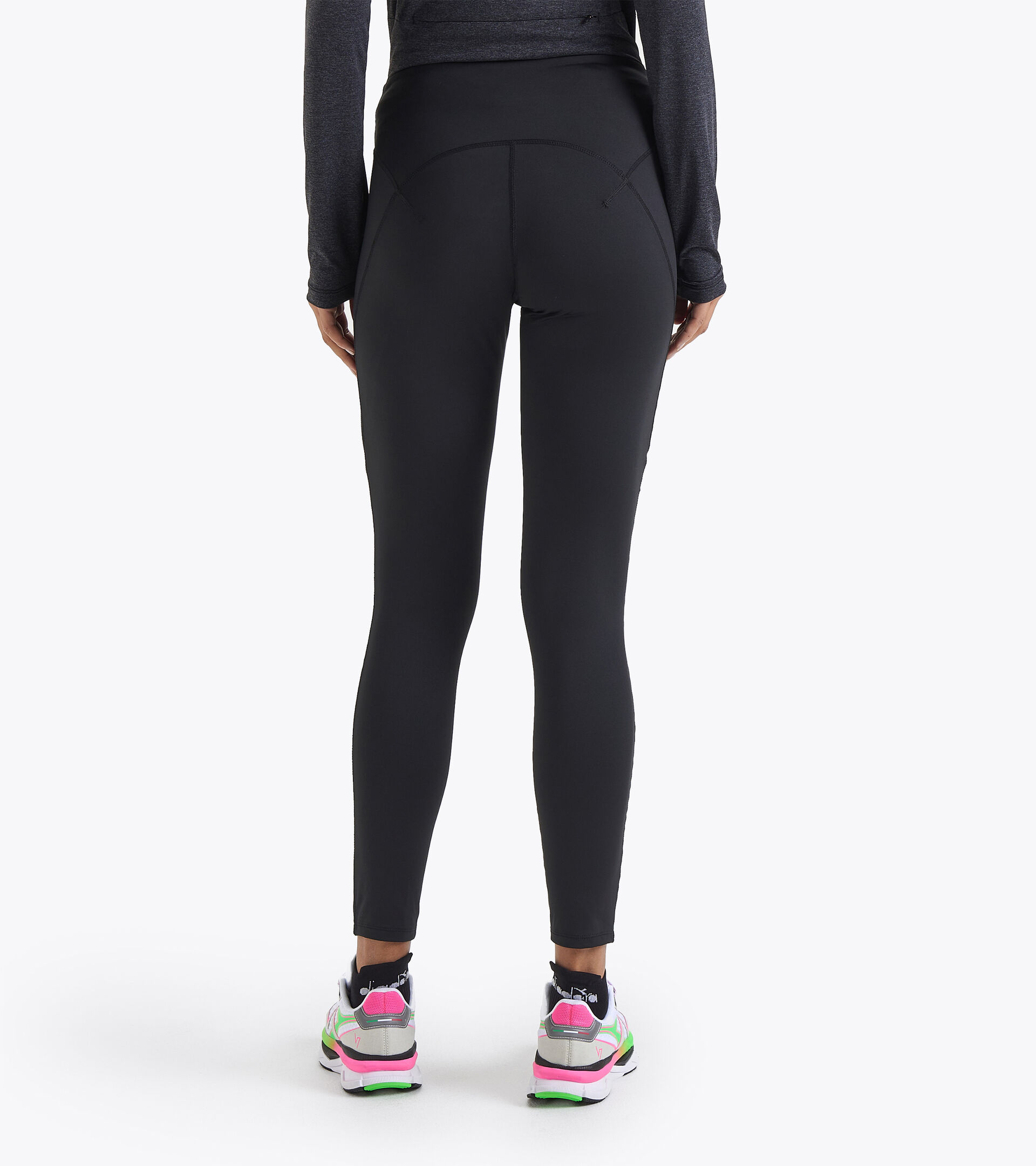 Running shorts - Women  L. TIGHTS BE ONE BLACK - Diadora