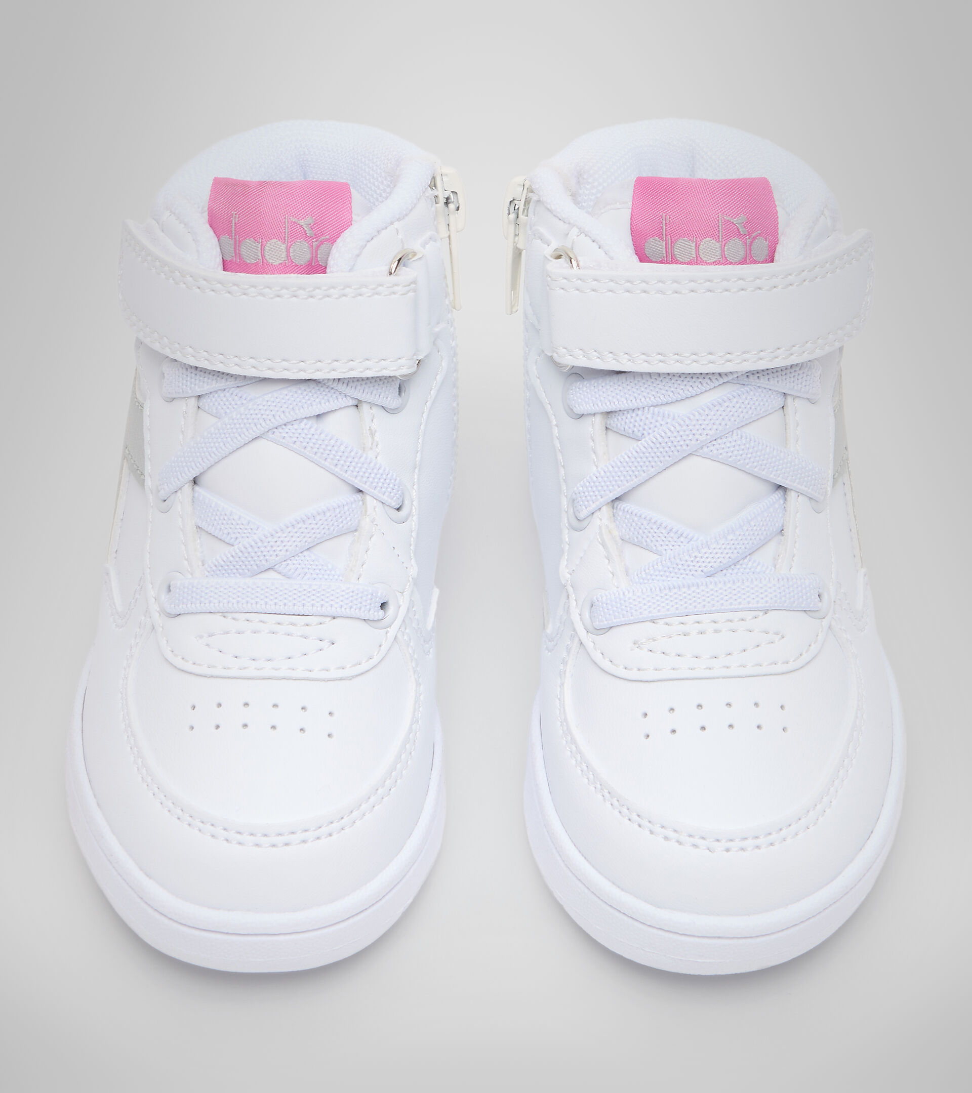 Sports shoes - Toddlers 1-4 years RAPTOR MID TD WHITE/SILVER - Diadora
