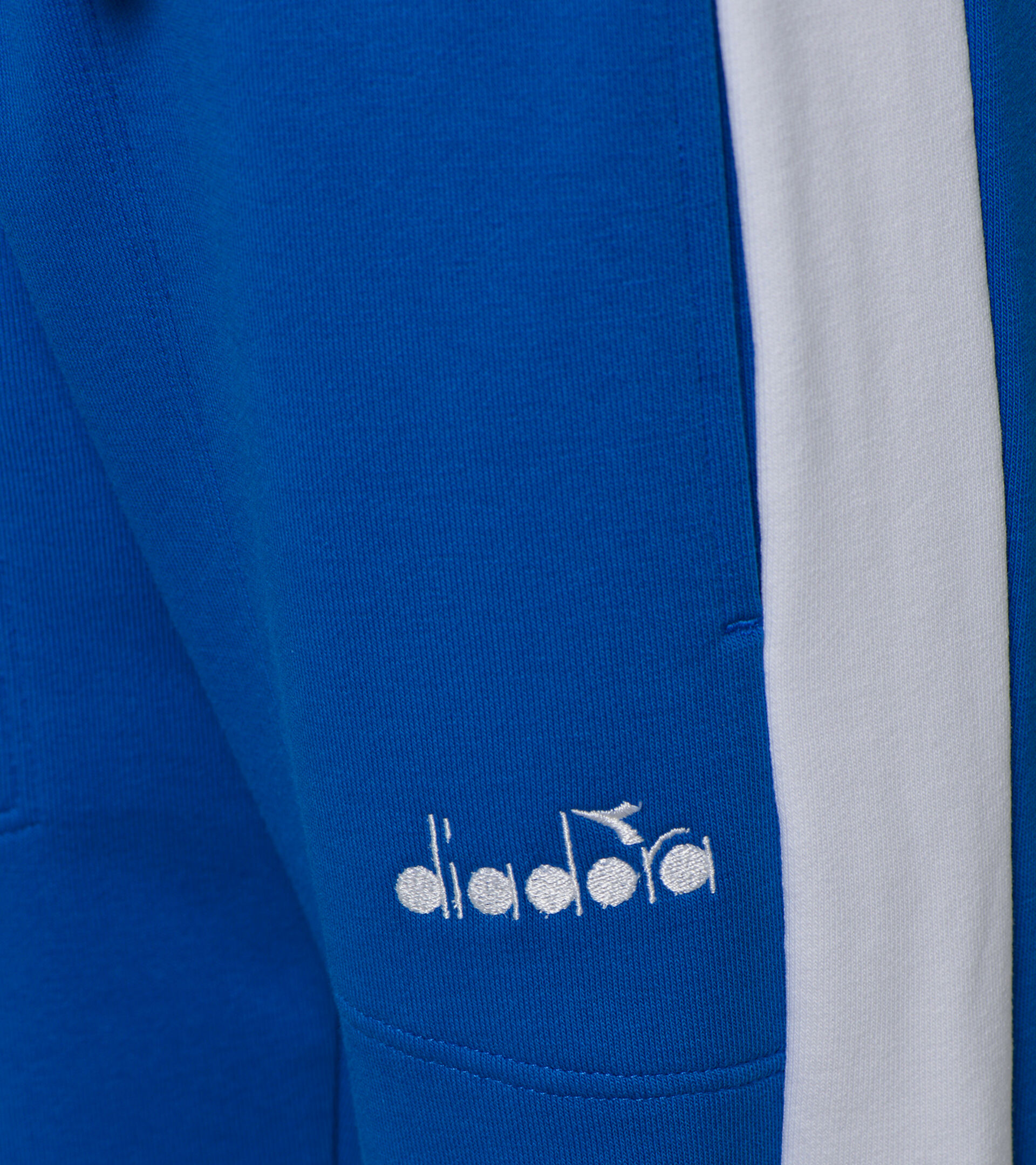 Apparel Sport BAMBINO JB. PANT CUFF DIADORA CLUB MICRO BLUE Diadora