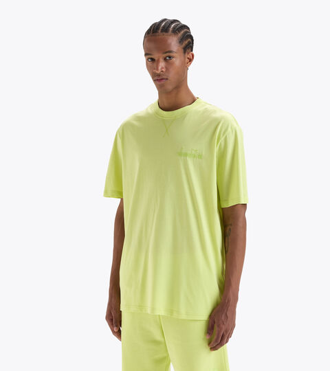 Cotton t-shirt - Gender neutral T-SHIRT SS SPW LOGO DARK LIME GREEN - Diadora