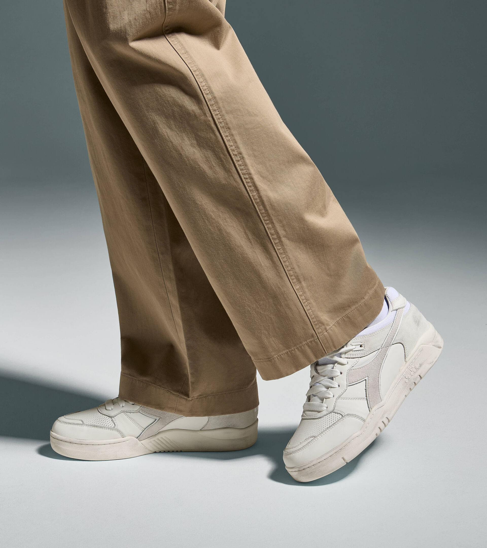 Sneaker Heritage in pelle - Per ogni genere B.560 USED BIANCO - Diadora