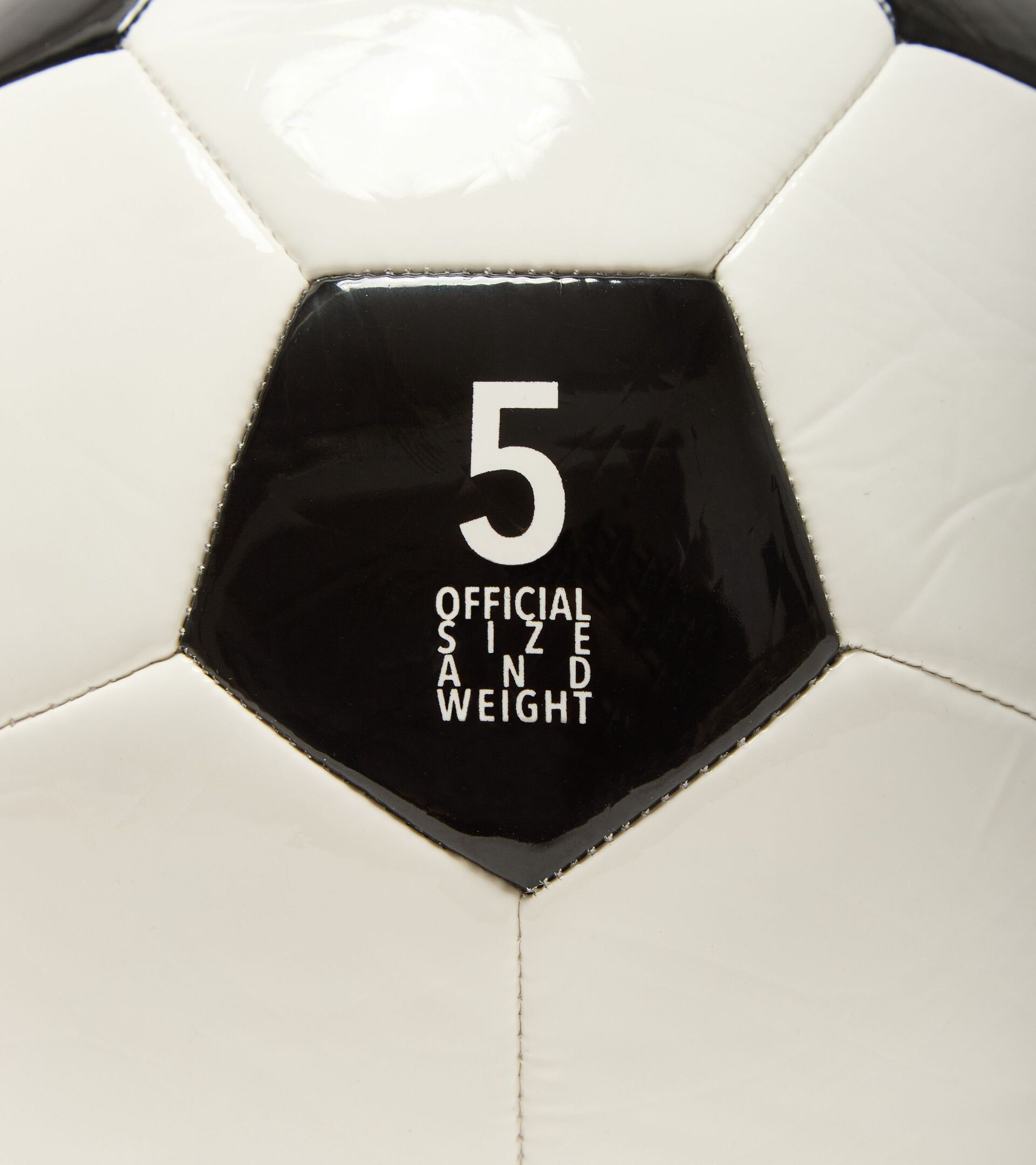 Balón de fútbol - tamaño 5 SQUADRA 5 BLANCO VIVO/NEGRO - Diadora