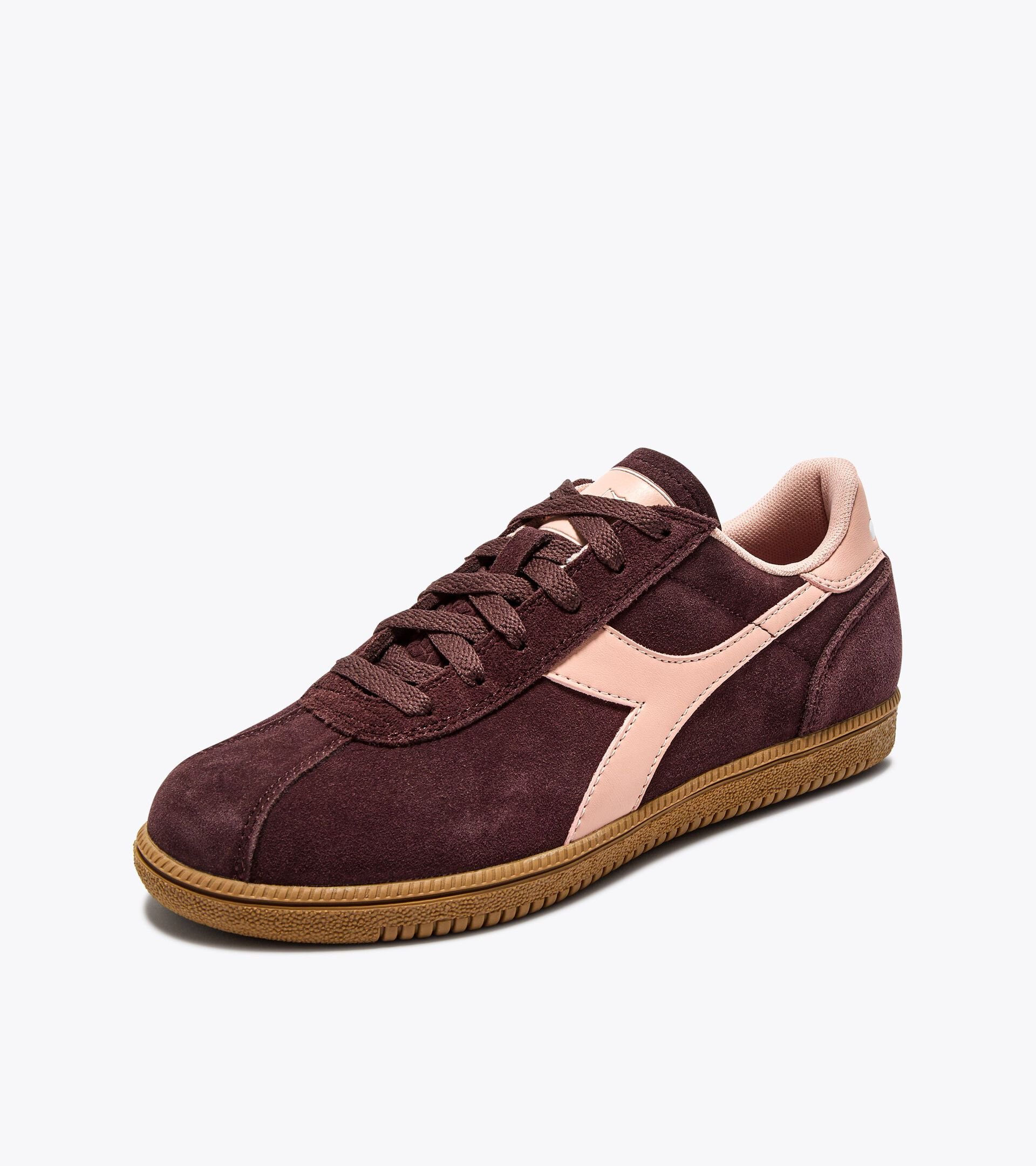 Zapatilla de piel - Para todos los géneros TOKYO VIOLA CIOCCOLATO/ROSA NUVOLA - Diadora