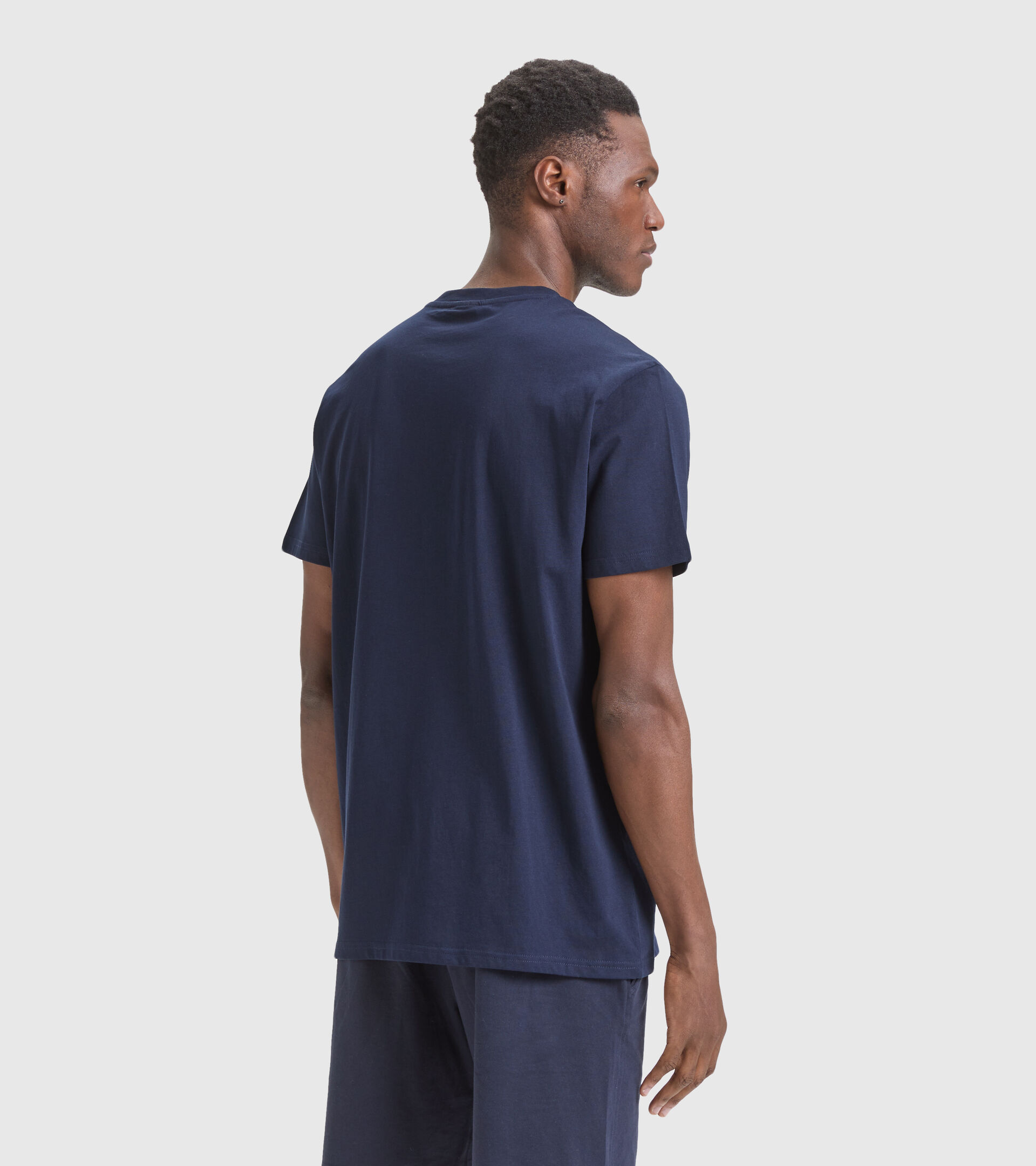 Cotton T-shirt - Men T-SHIRT SS CORE CLASSIC NAVY - Diadora
