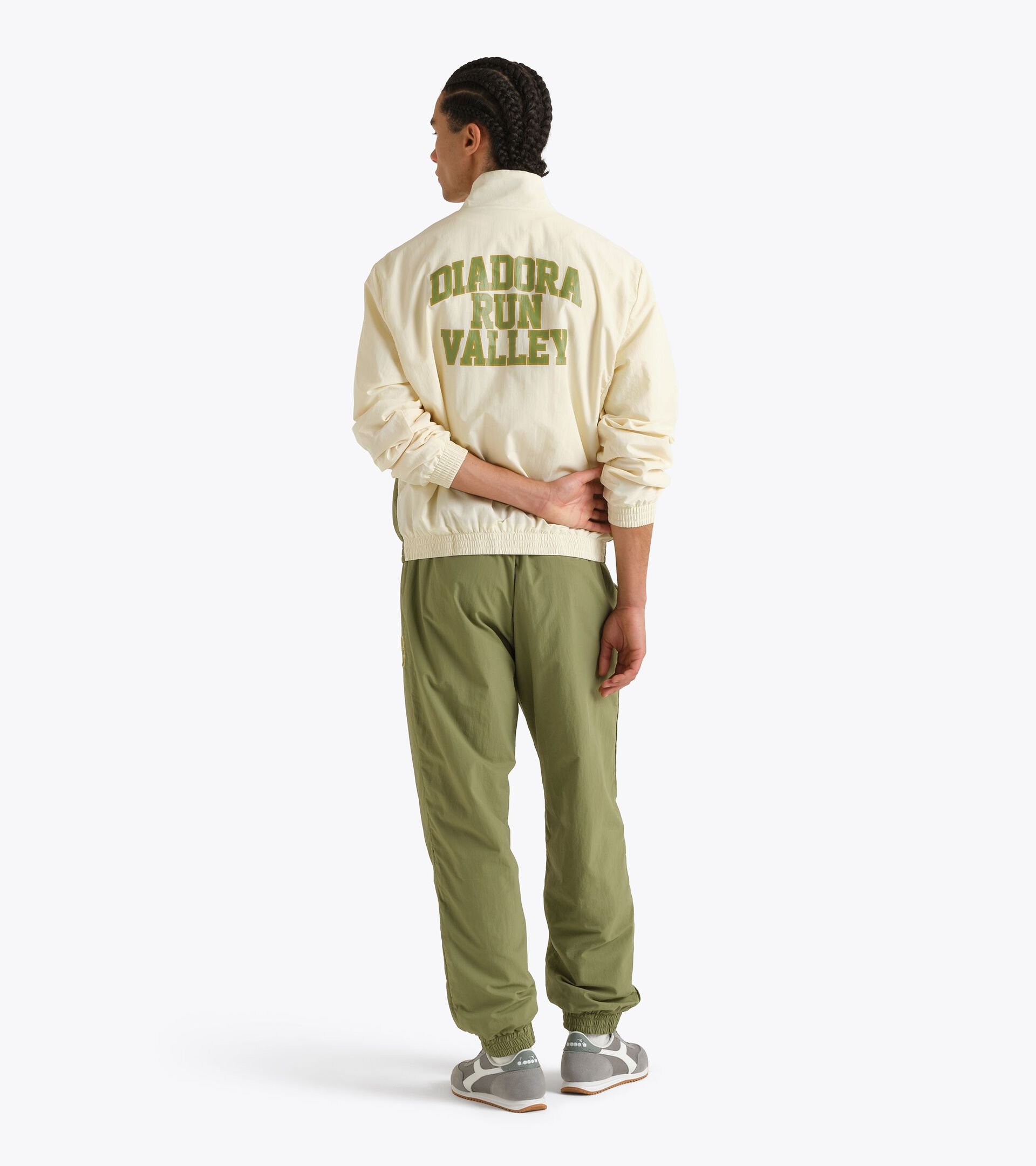 Ripstop Track Jacket - Run Valley - All-gender TRACK JACKET RUN VALLEY WINTER WHITE - Diadora
