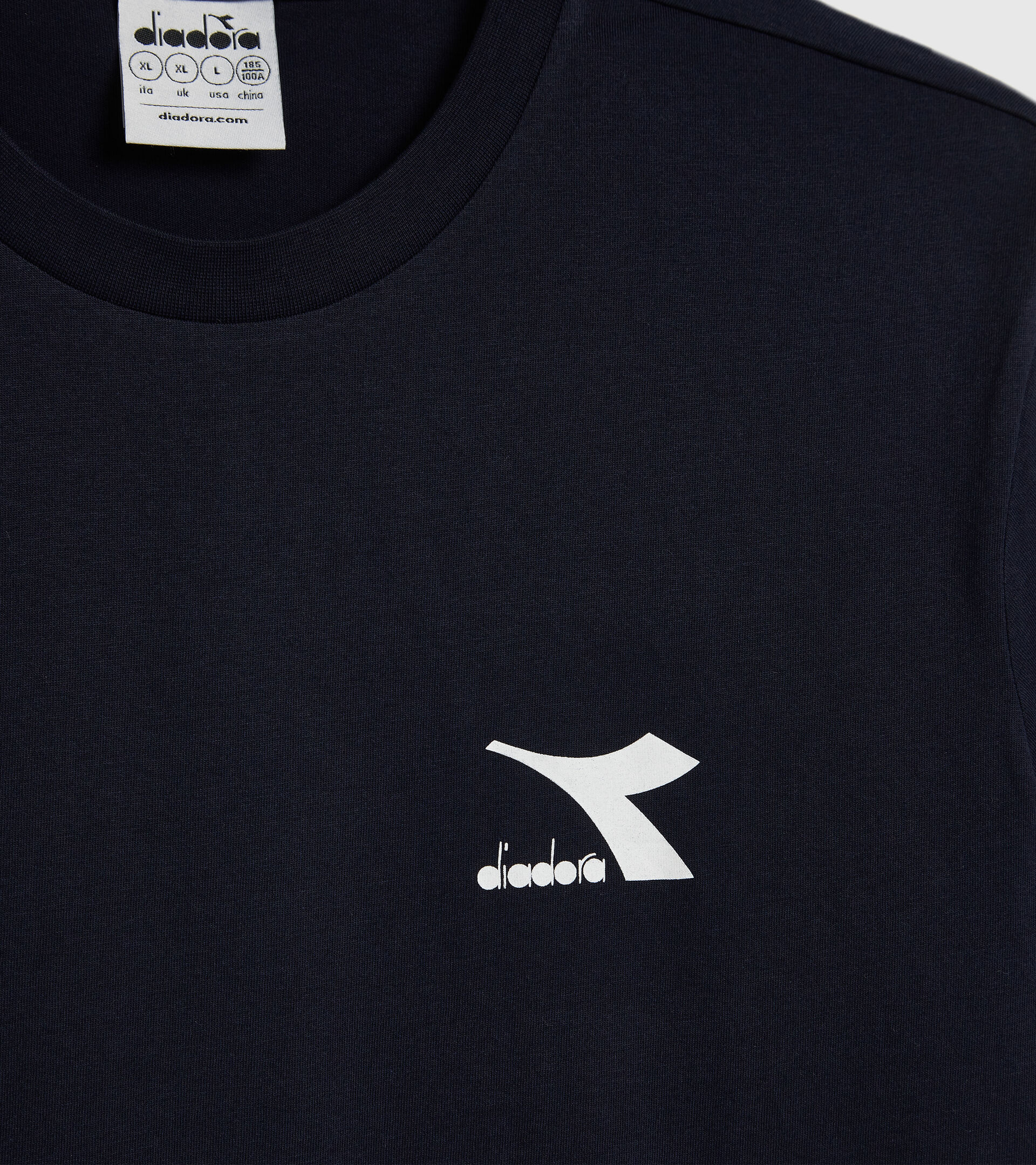Camiseta de algodón - Hombre T-SHIRT SS CORE AZUL CHAQUETON - Diadora