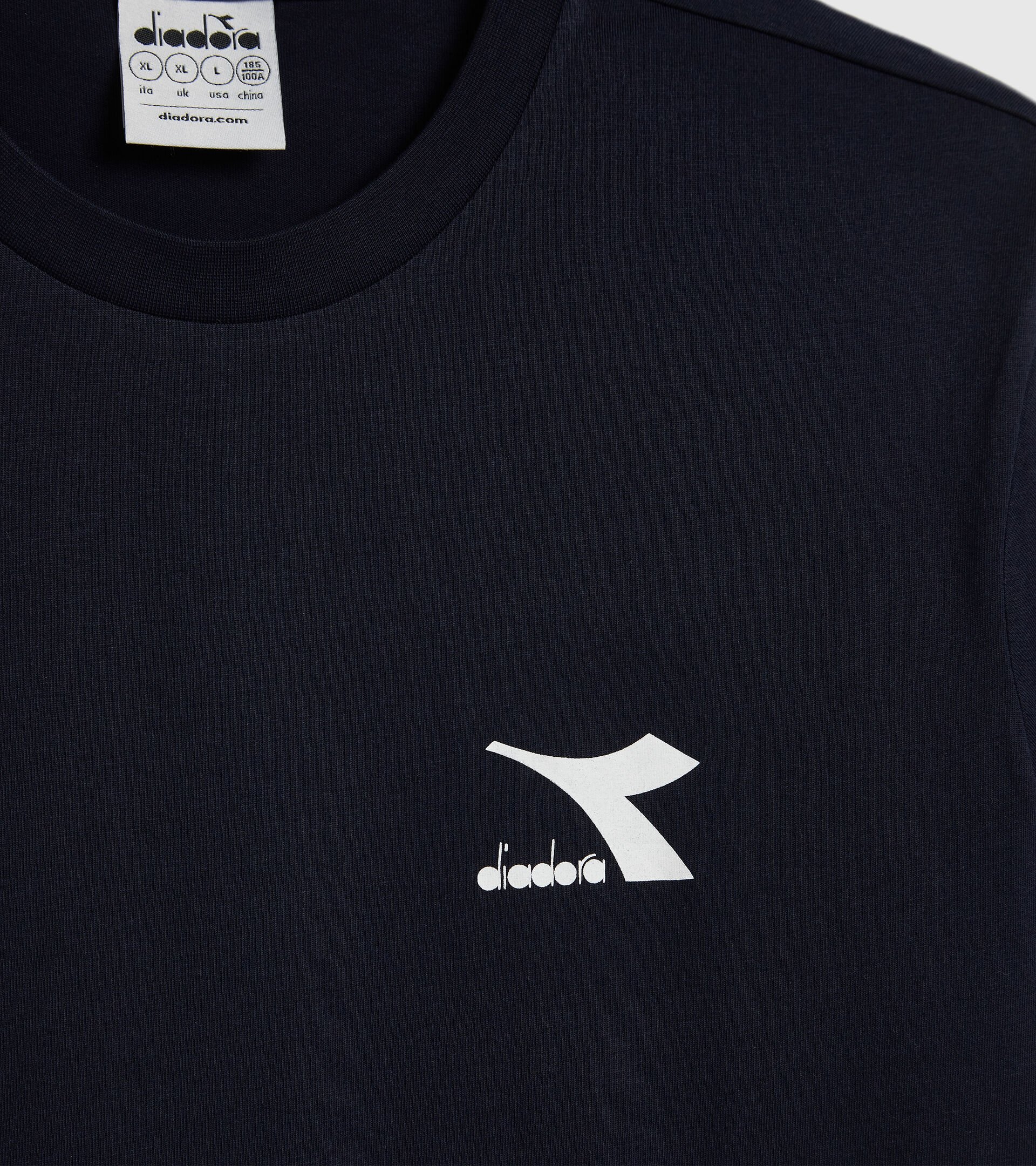 Cotton T-shirt - Men T-SHIRT SS CORE CLASSIC NAVY - Diadora