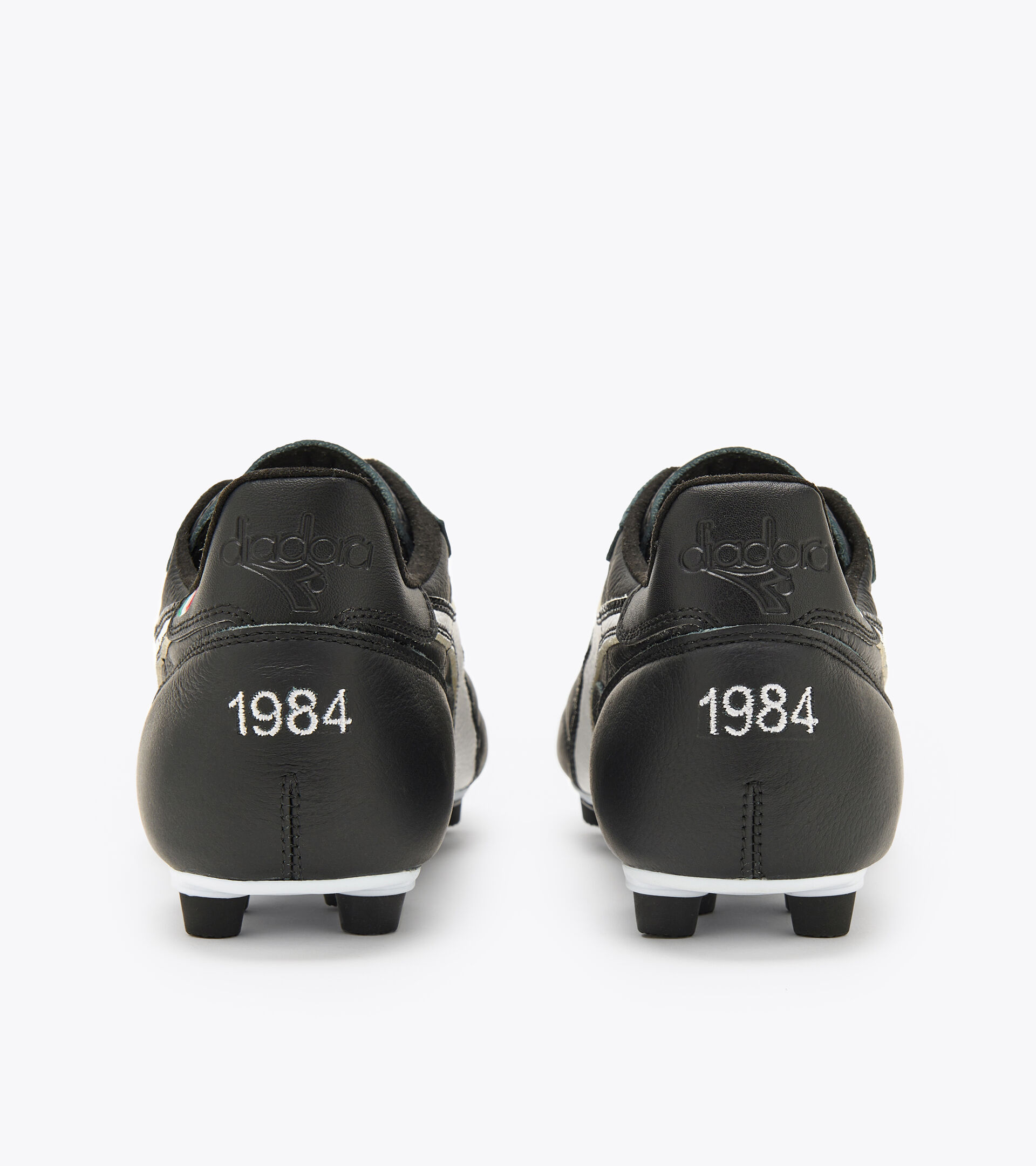 Chaussures de football pour terrains compacts - Made in Italy BRASIL ITALY OG LT+  MDPU NOIR/BLANC - Diadora