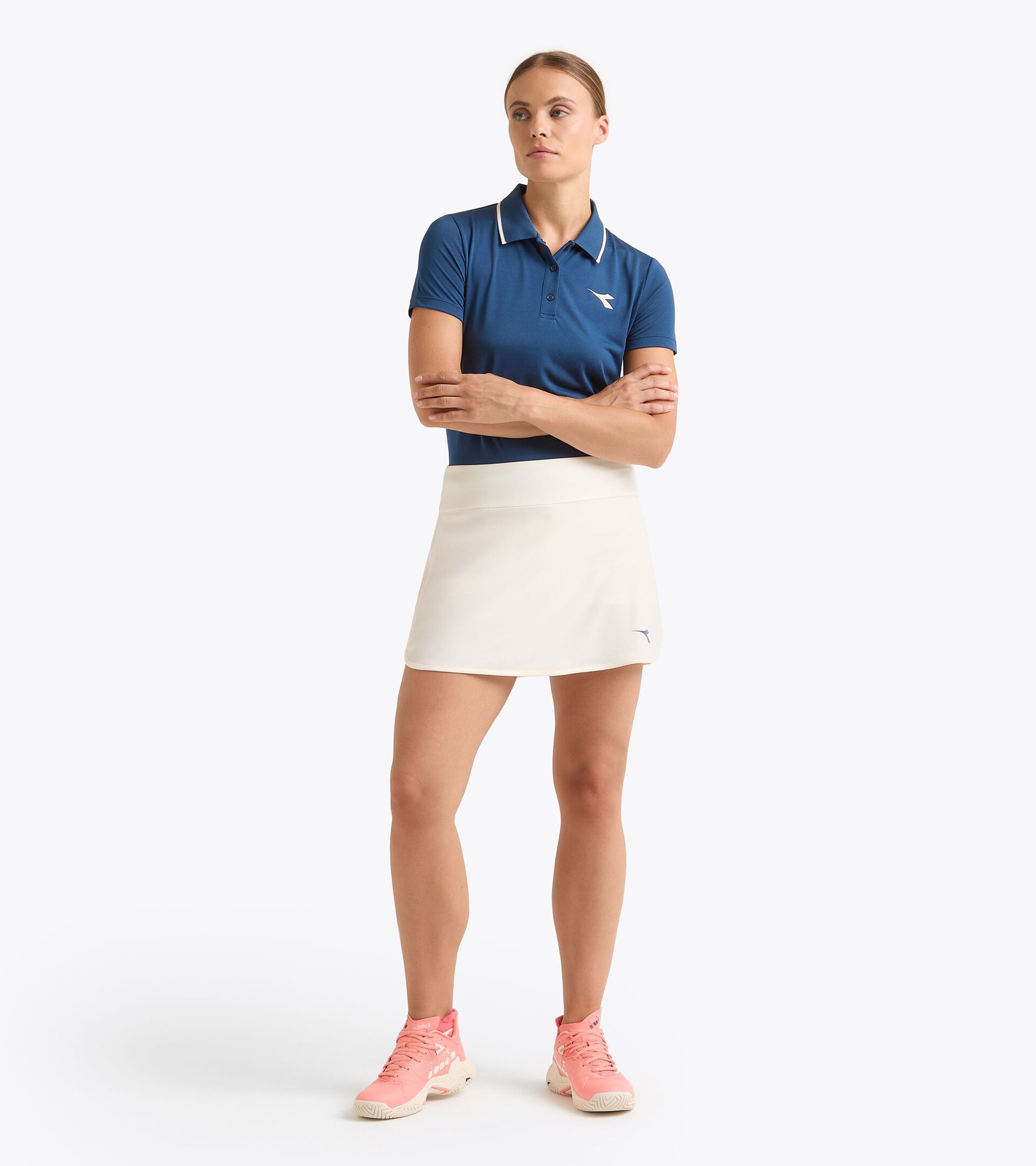 Tennis skirt with integrated shorts - Women’s L. SKIRT CORE WHISPER WHITE - Diadora