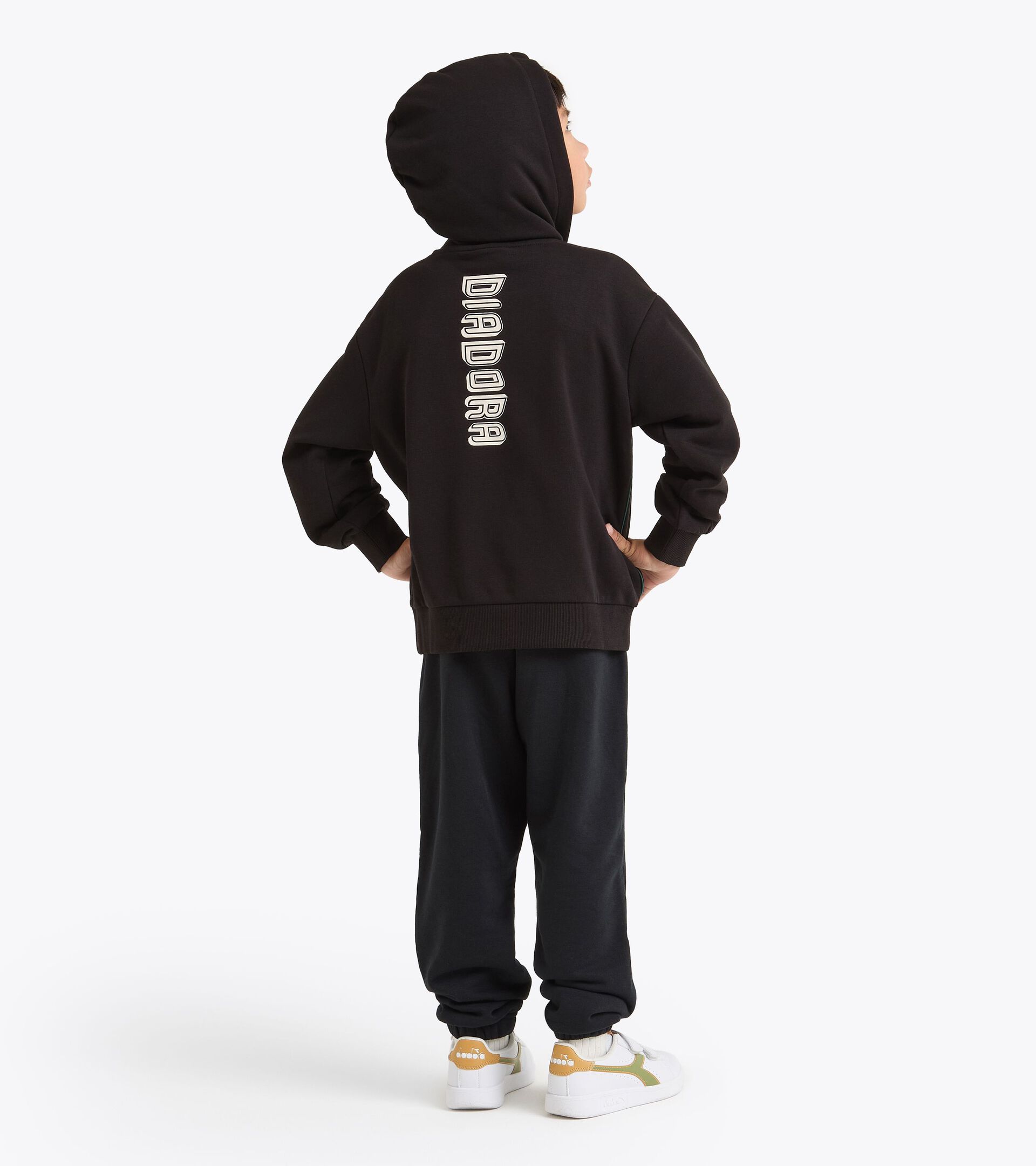 Hoodie - Loose fit - Boy  JB. HOODIE BLACK - Diadora