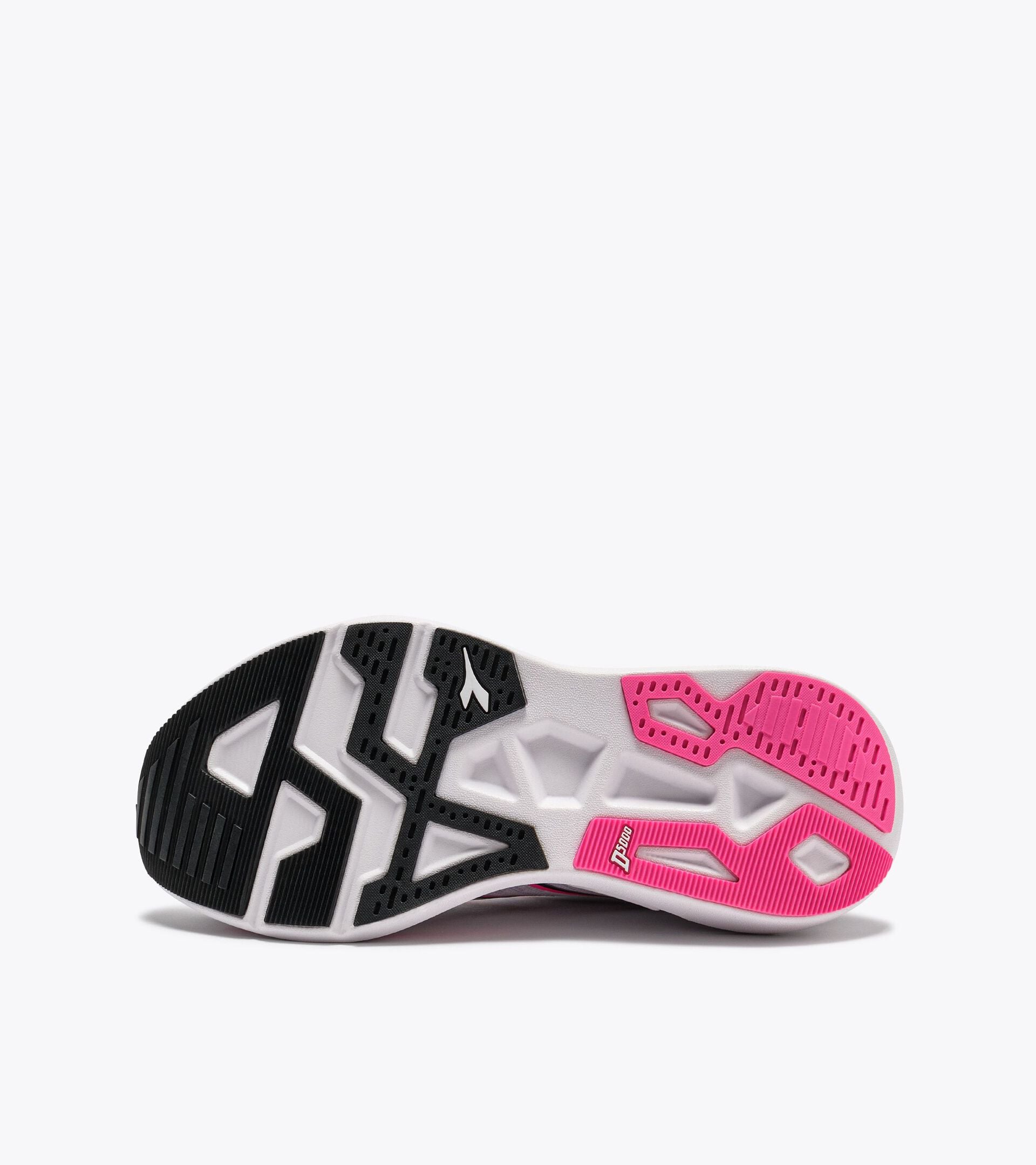 Neutral running shoe - Comfort and stability - Women's CELLULA  2 W WHITE/BLACK/PINK FL - Diadora
