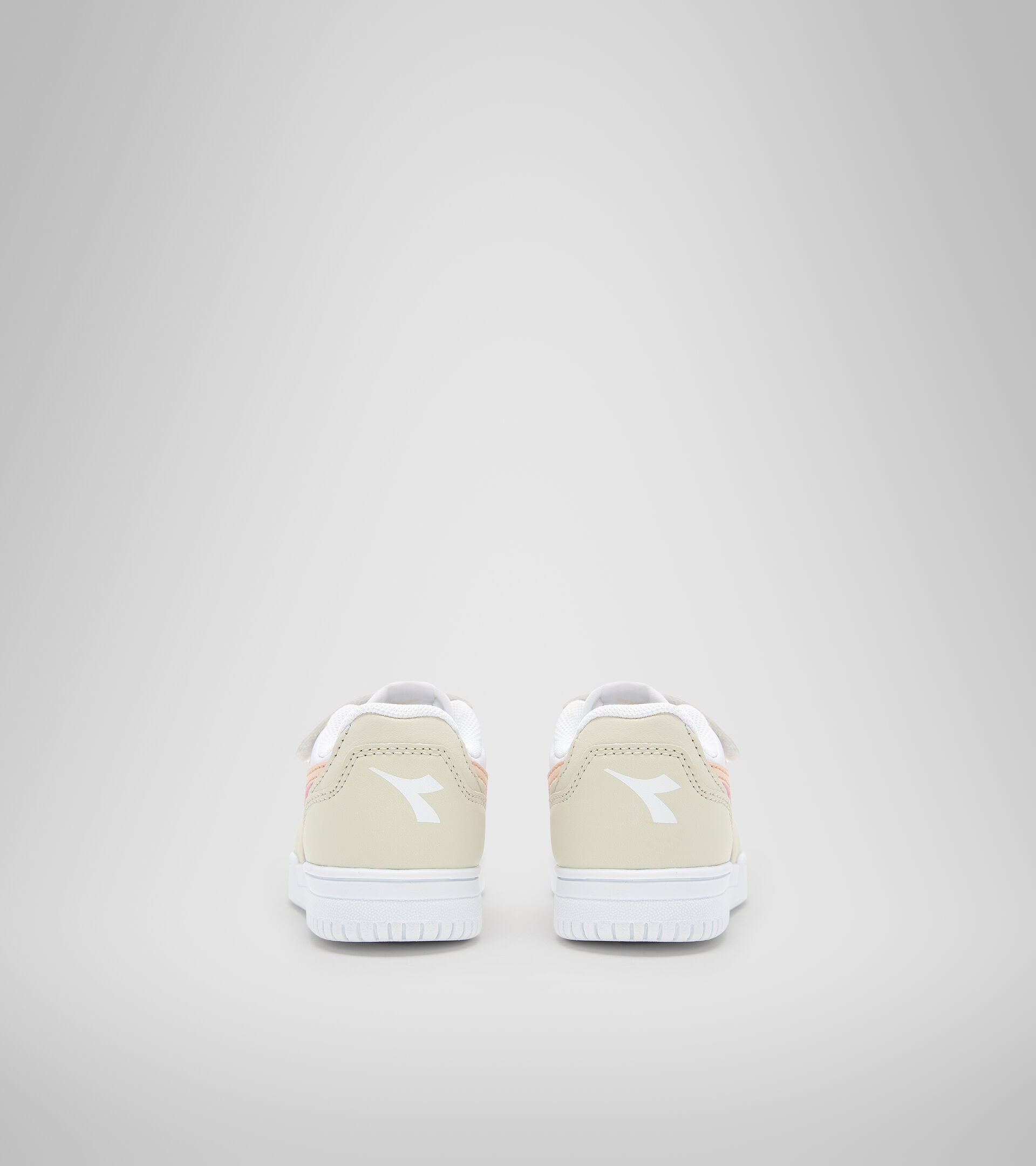 Sports shoes - Toddlers 1-4 years RAPTOR LOW TD WHITE BONE/PASTEL ROSE TAN - Diadora