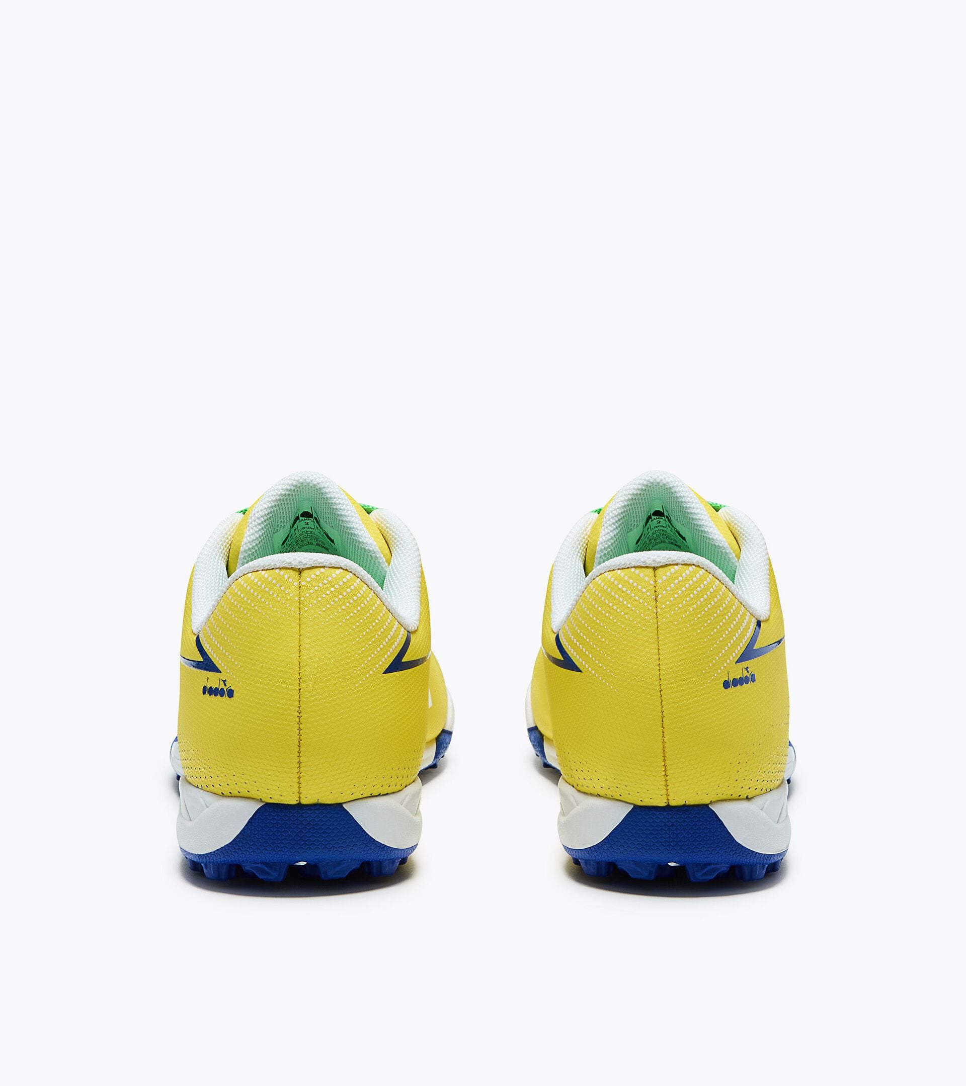 Futsal-Schuh f&uuml;r synthetische B&ouml;den - Jungen und M&auml;dchen PICHICHI 9 JR TF GIALLO SOLE /BCO/BLU REALE - Diadora