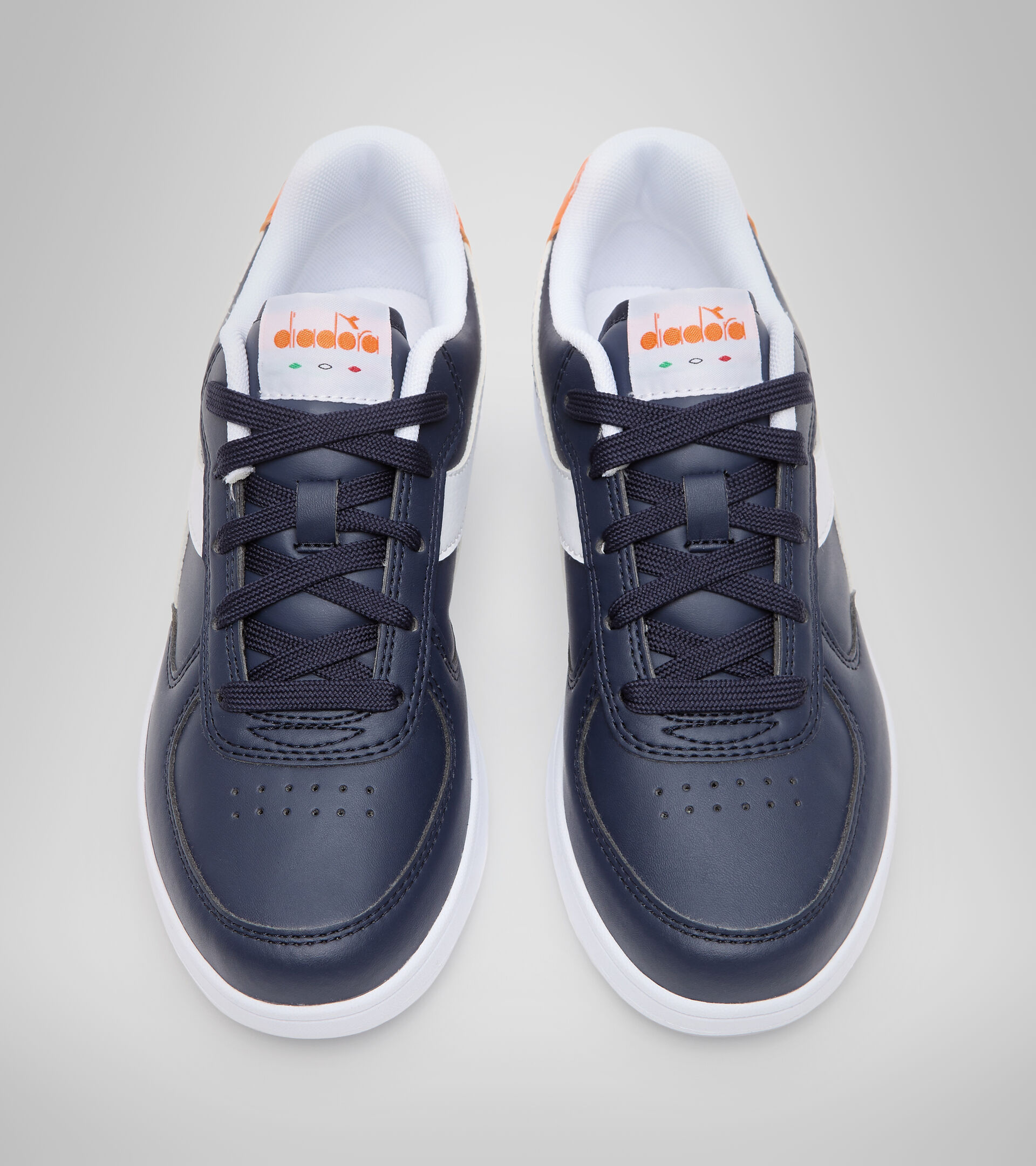 Sports shoes - Youth 8-16 years RAPTOR LOW GS BLUE CORSAIR/WHITE - Diadora