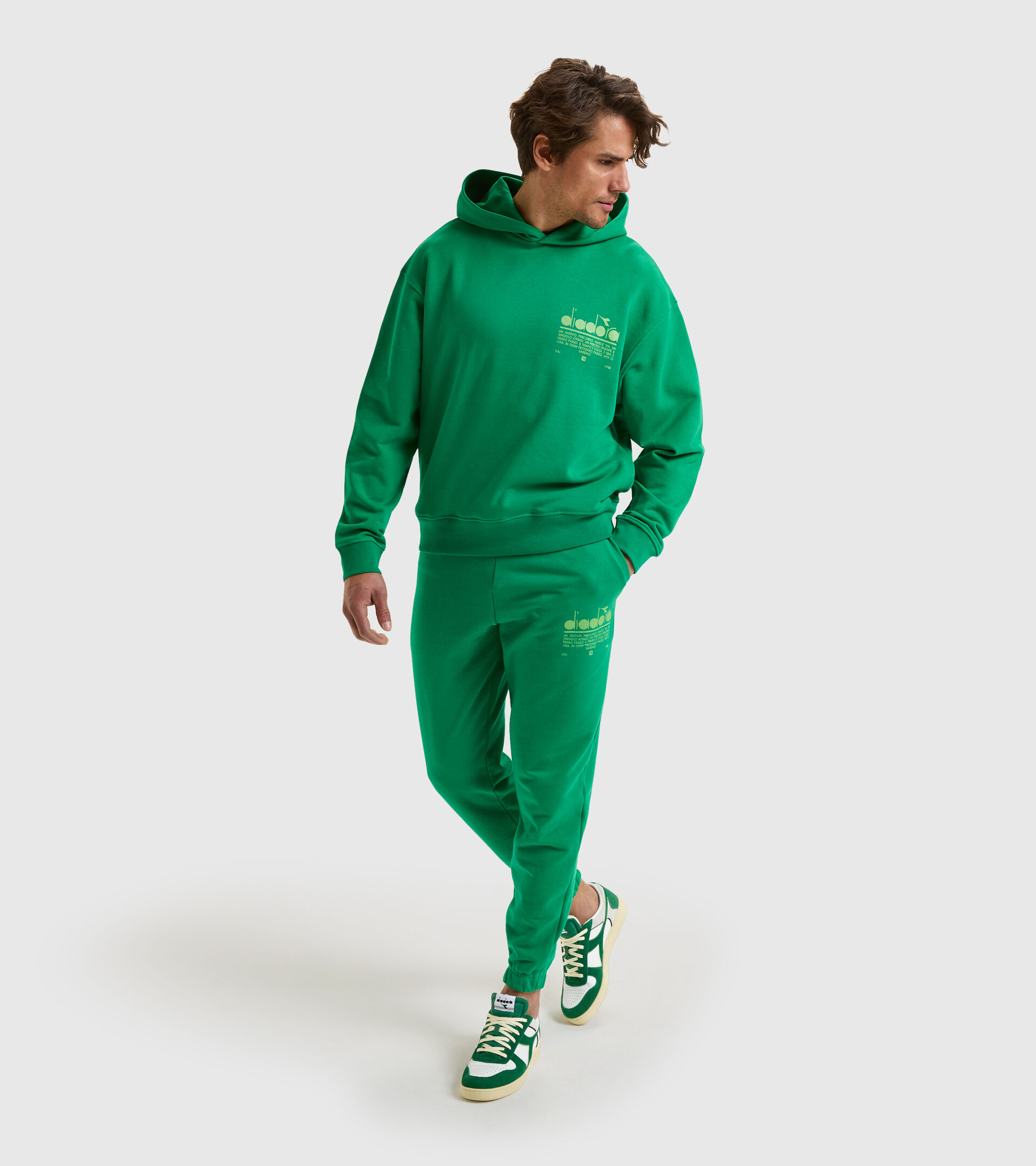 Organic cotton joggers - Unisex PANT MANIFESTO JOLLY GREEN - Diadora