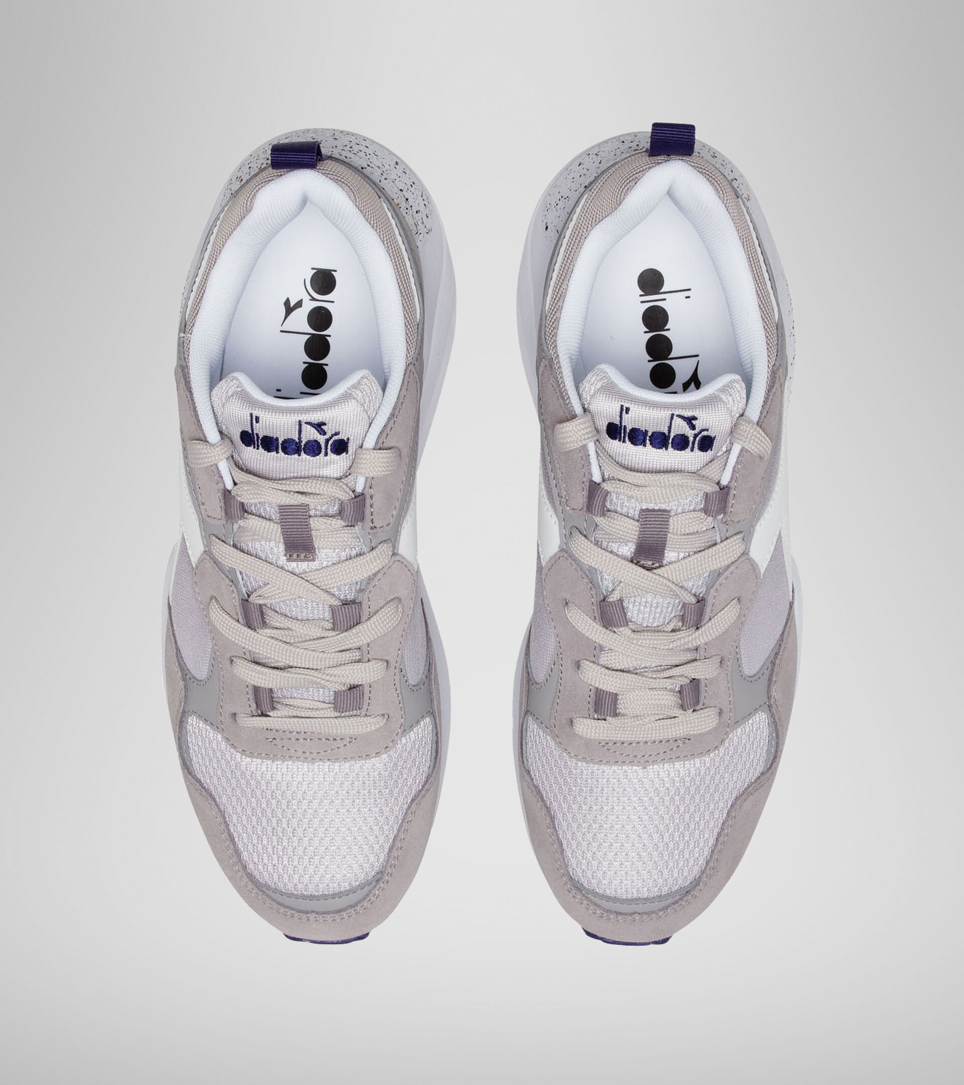 Sports shoe - Unisex WHIZZ RUN SPECKLED OPAL GRAY/WIND CHIME - Diadora