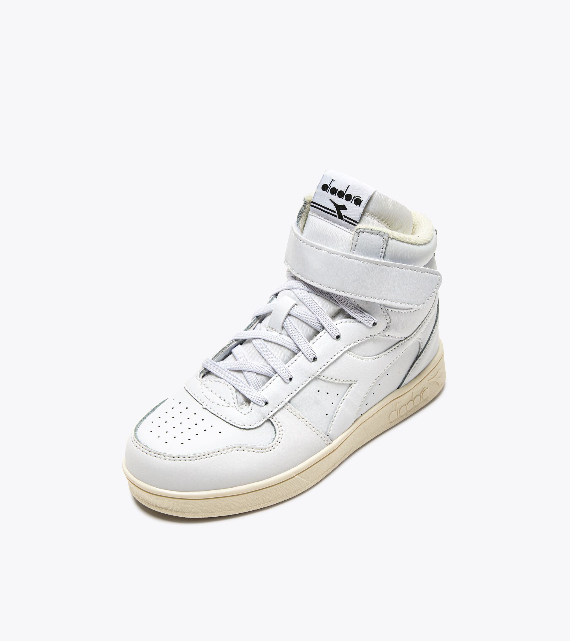 Chaussures de sport - Garçon 4-8 ans MAGIC BASKET MID PS BLANC/BLANC/BLANC - Diadora