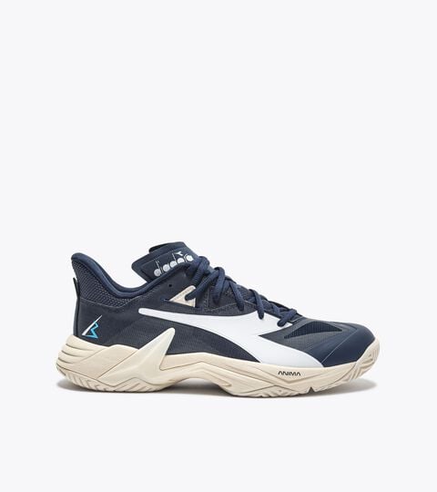 Tennis shoe for hard surfaces and clay courts - Stability - Men&rsquo;s B.ICON 3 AG BLUE CORSAIR/WHITE - Diadora