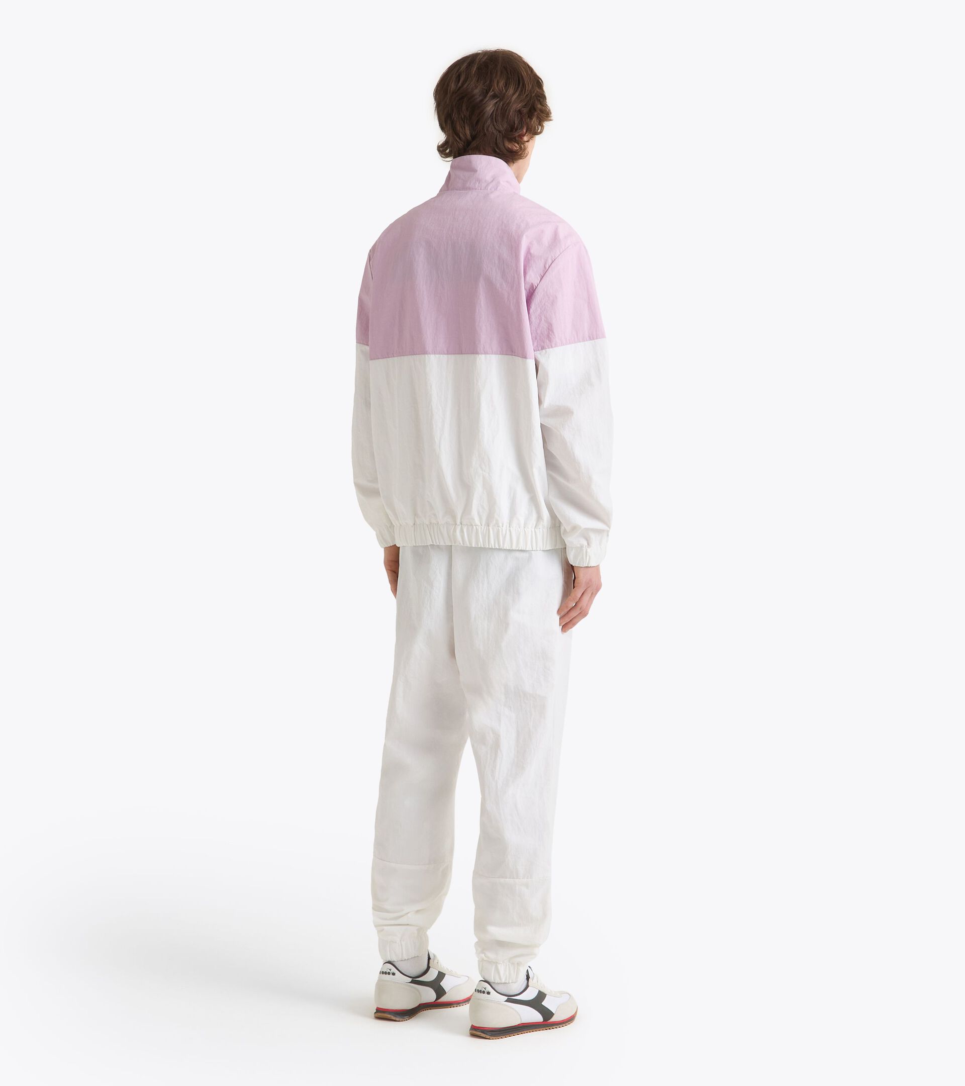 Polyamide tracksuit - All-gender TRACKSUIT ATHL. LOGO II WING VIOLET - Diadora