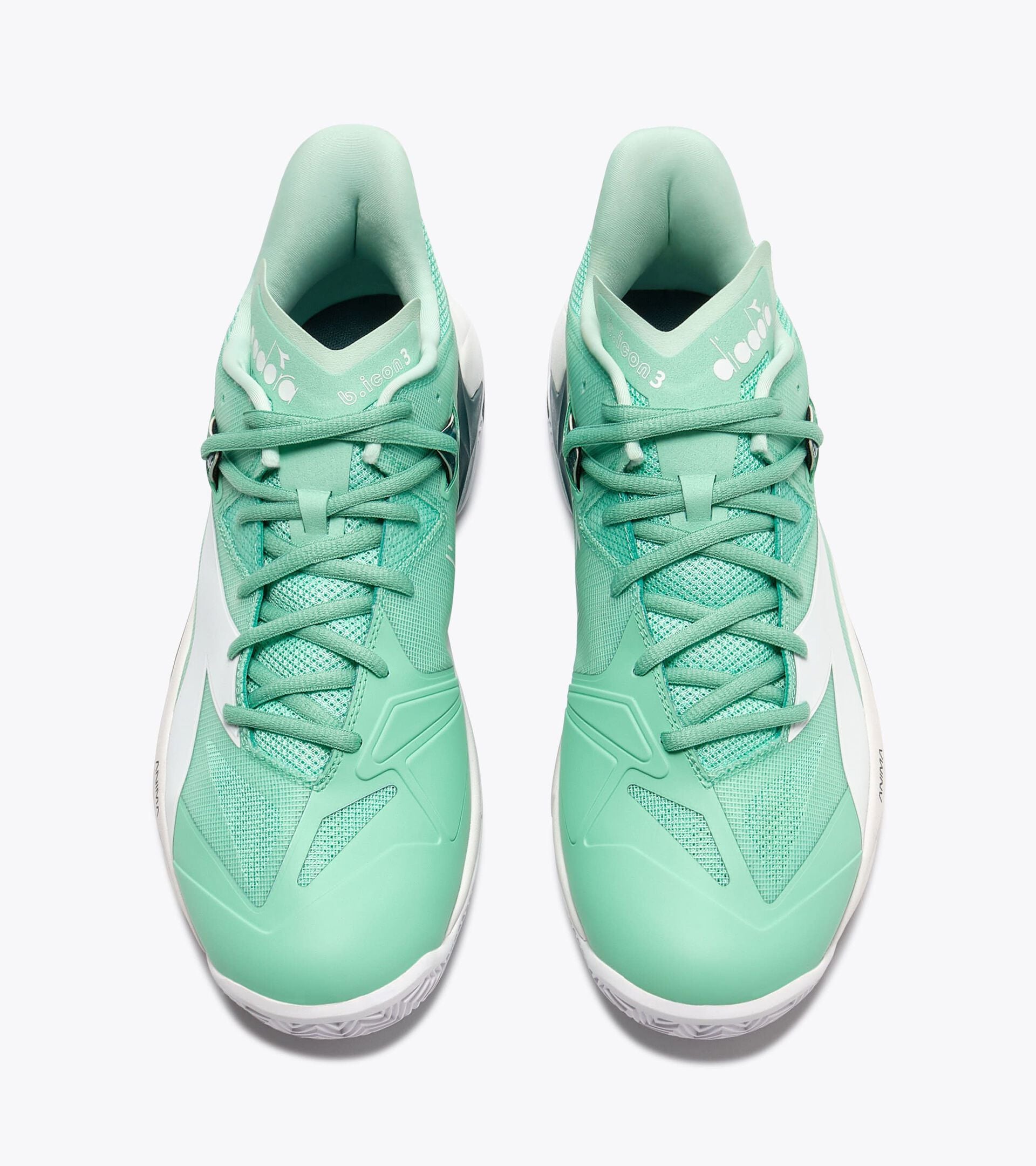 Tennis shoe for clay courts - Stability & control - Women&rsquo;s
 B.ICON 3 CLAY CABBAGE/WHITE - Diadora