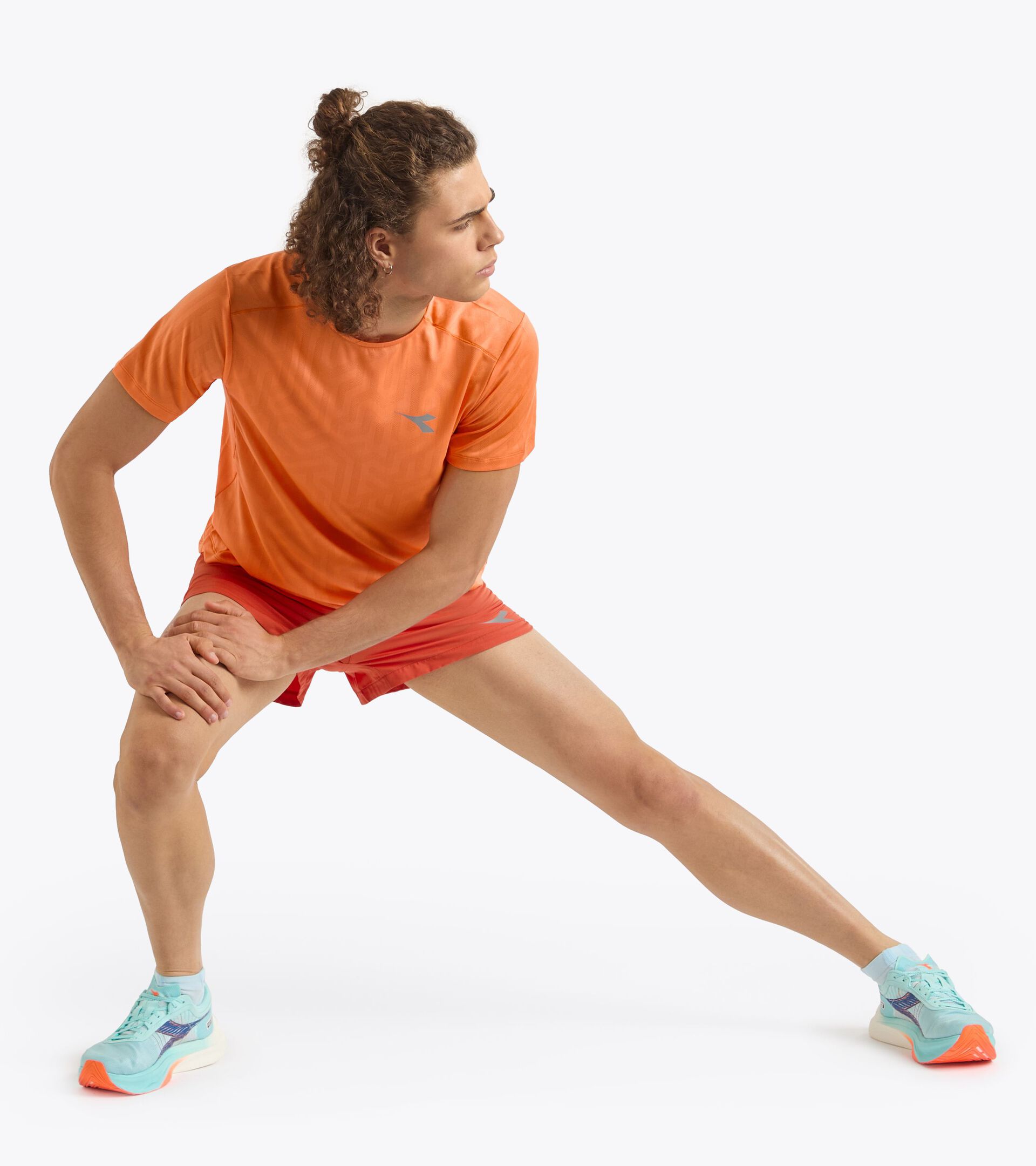 T-shirt de running - Tissu léger Coolcore - Homme
 SUPER LIGHT SS T-SHIRT NECTARINE - Diadora