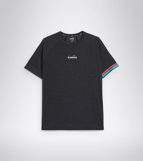SS T-SHIRT BE ONE, BLACK Running T-shirt - Men SS T-SHIRT BE ONE BLACK - Diadora