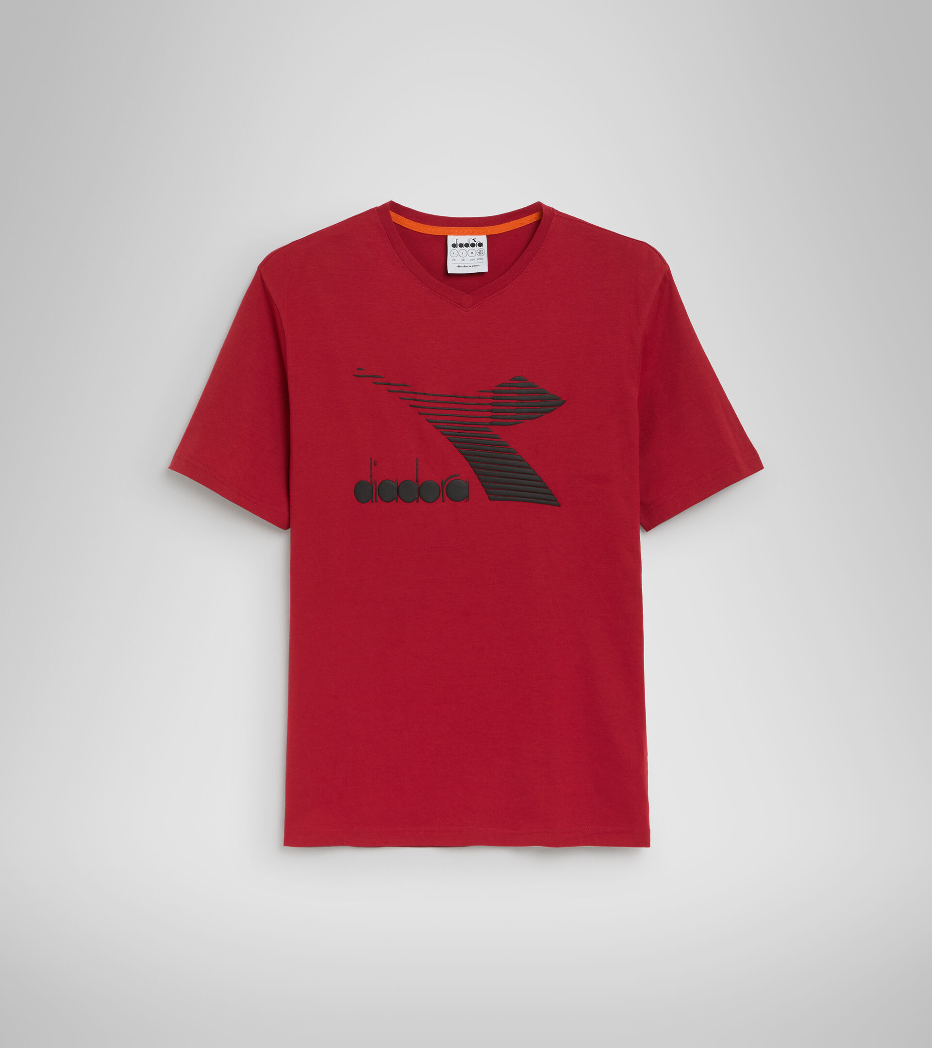 Cotton T-shirt - Men T-SHIRT SS DRIFT SCARLET SAGE - Diadora