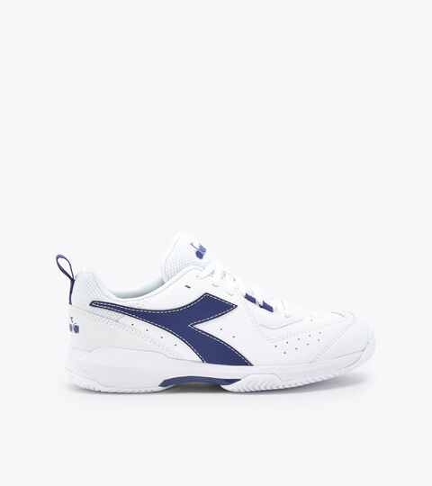 Tennis shoes for clay courts - Women S. CHALLENGE 5 W SL CLAY WHITE/BLUE PRINT - Diadora