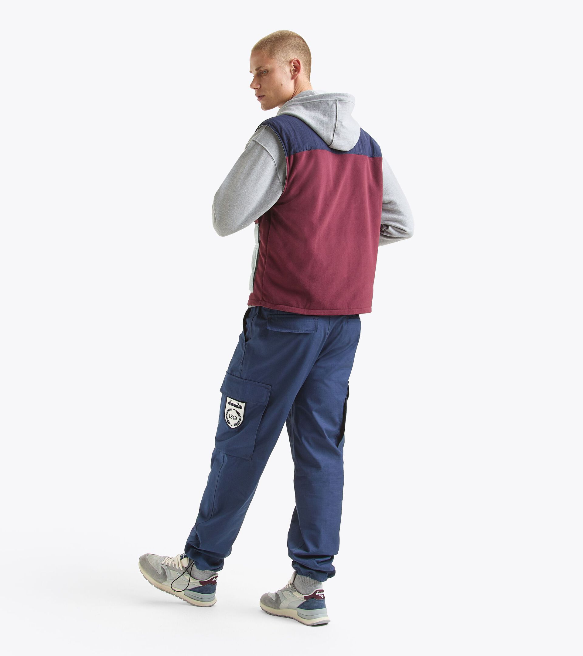 Vest with pockets - Made in italy - Gender Neutral VEST LEGACY MALAGA RD/OCEANA/HIGH RISE - Diadora