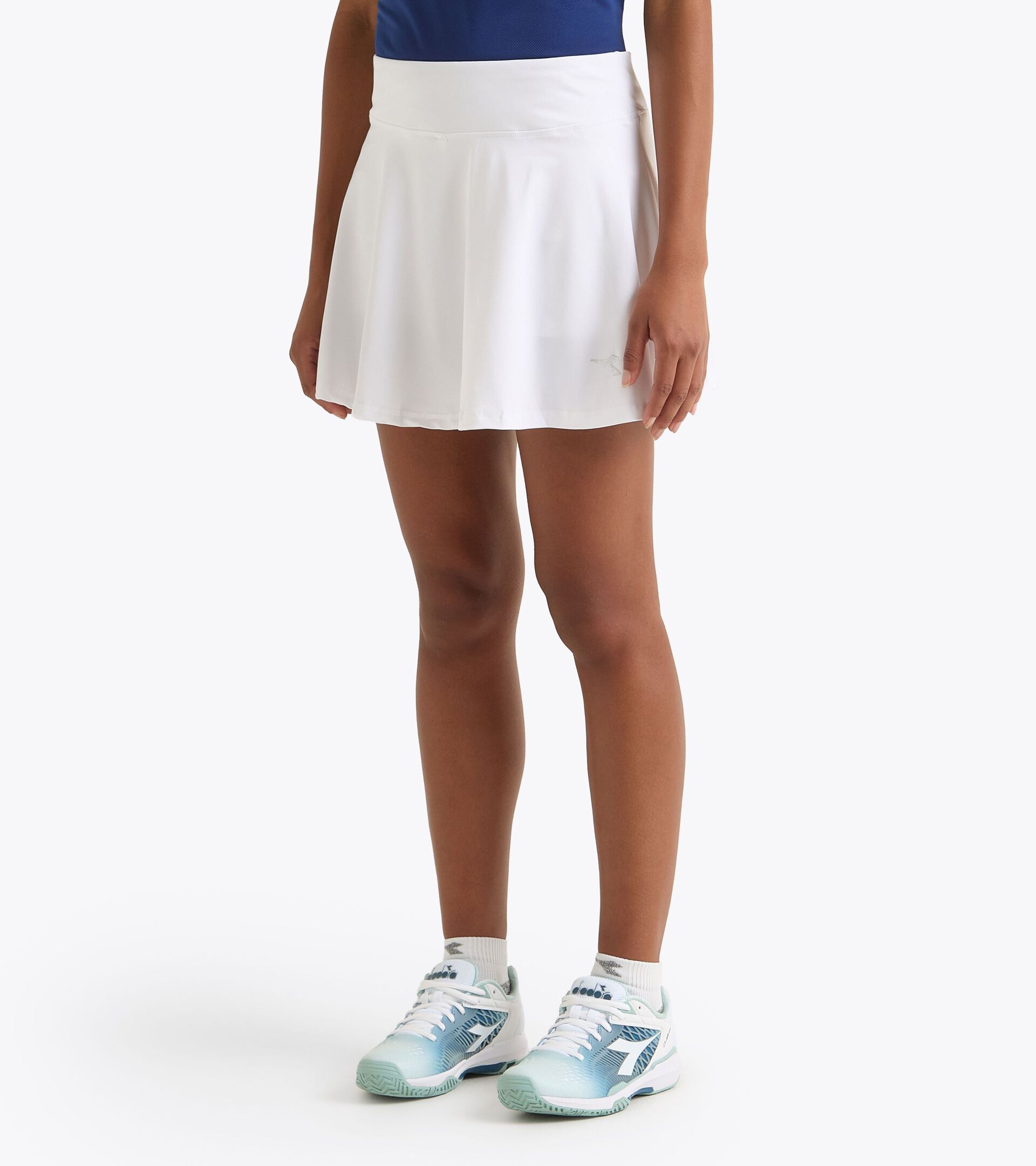 Jupe de tennis - Femme L. SKIRT COURT BLANC VIF - Diadora